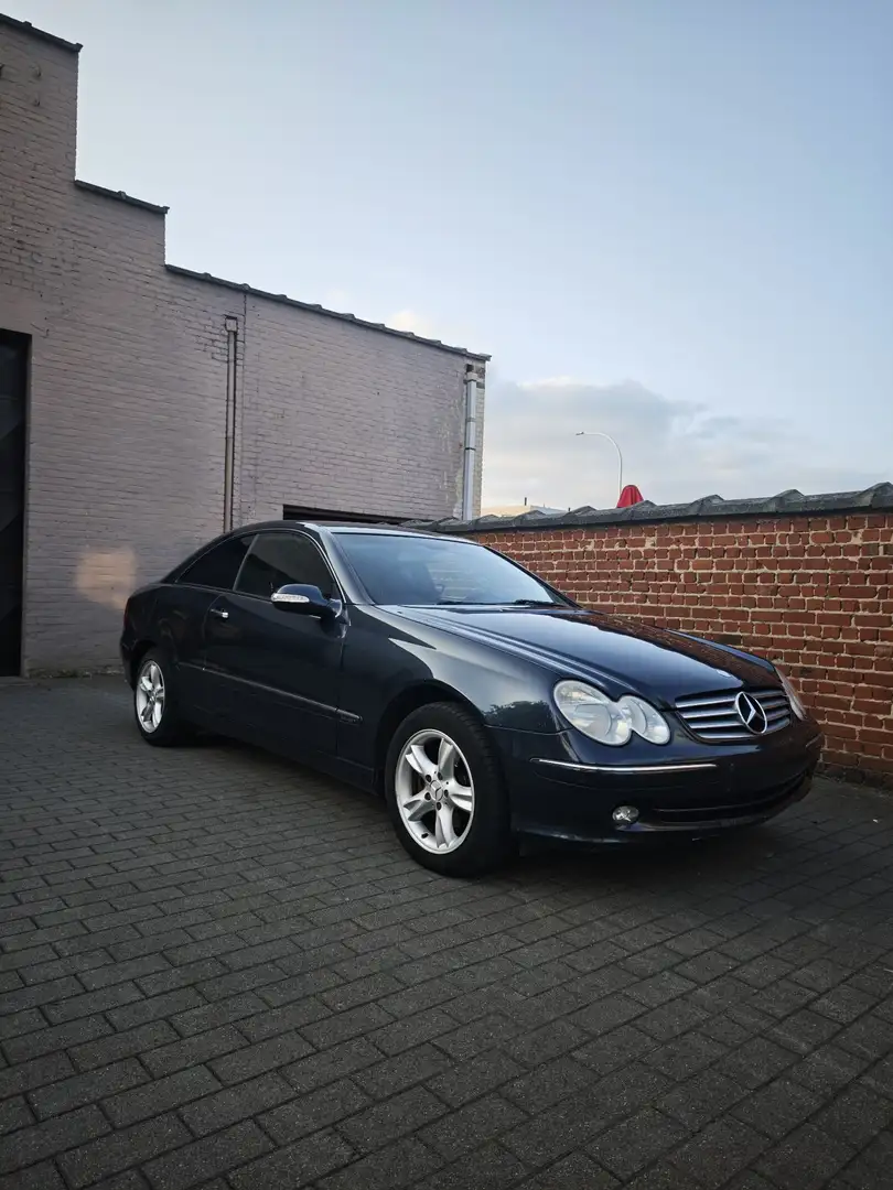 Mercedes-Benz CLK 200 Kompressor Elegance automaat benzine leder top con Bleu - 1