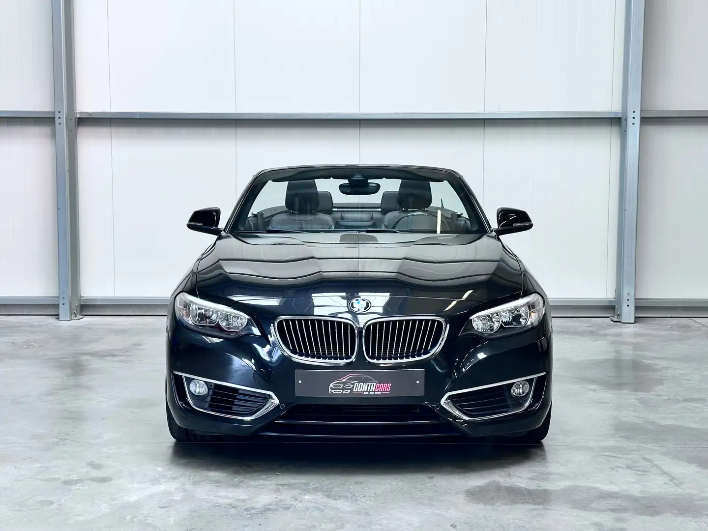 BMW 218 Luxury Line Cabriolet 218iA Zwart - 2