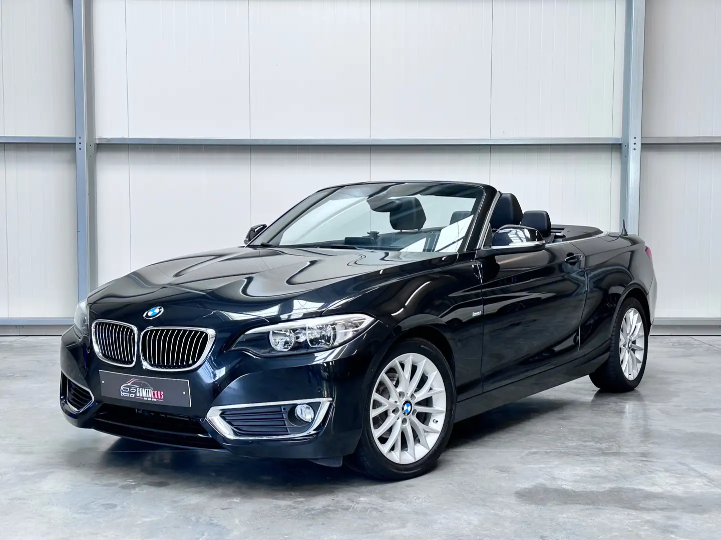 BMW 218 Luxury Line Cabriolet 218iA Zwart - 1