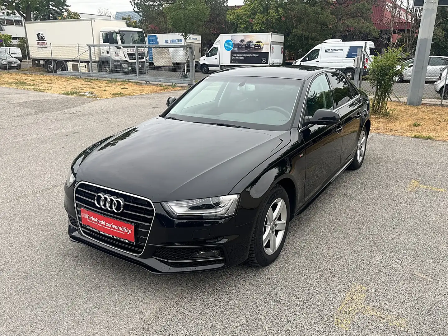 Audi A4 2,0 TDI Intense Aut. / S-LINE / NAVI / LED / LE... Schwarz - 2