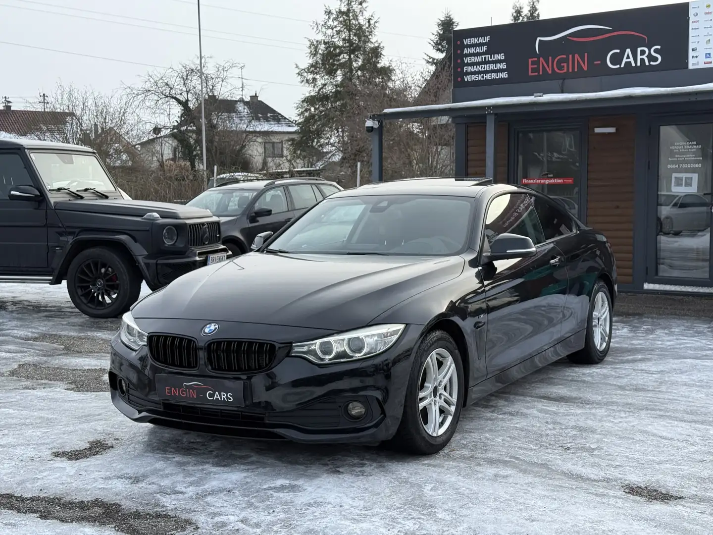 BMW 420 420d Coupe Sport Schiebedach/SZH/Headup/RFK/ Schwarz - 1