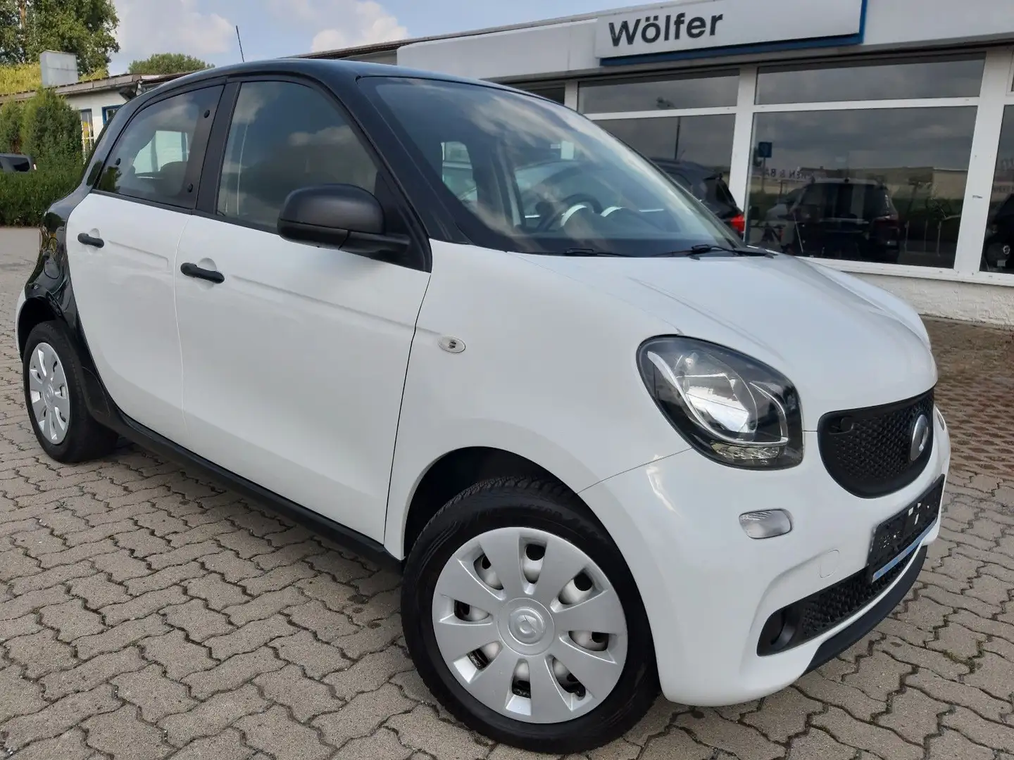 smart forFour Klimaautomatik Leder Sitzh. Weiß - 1