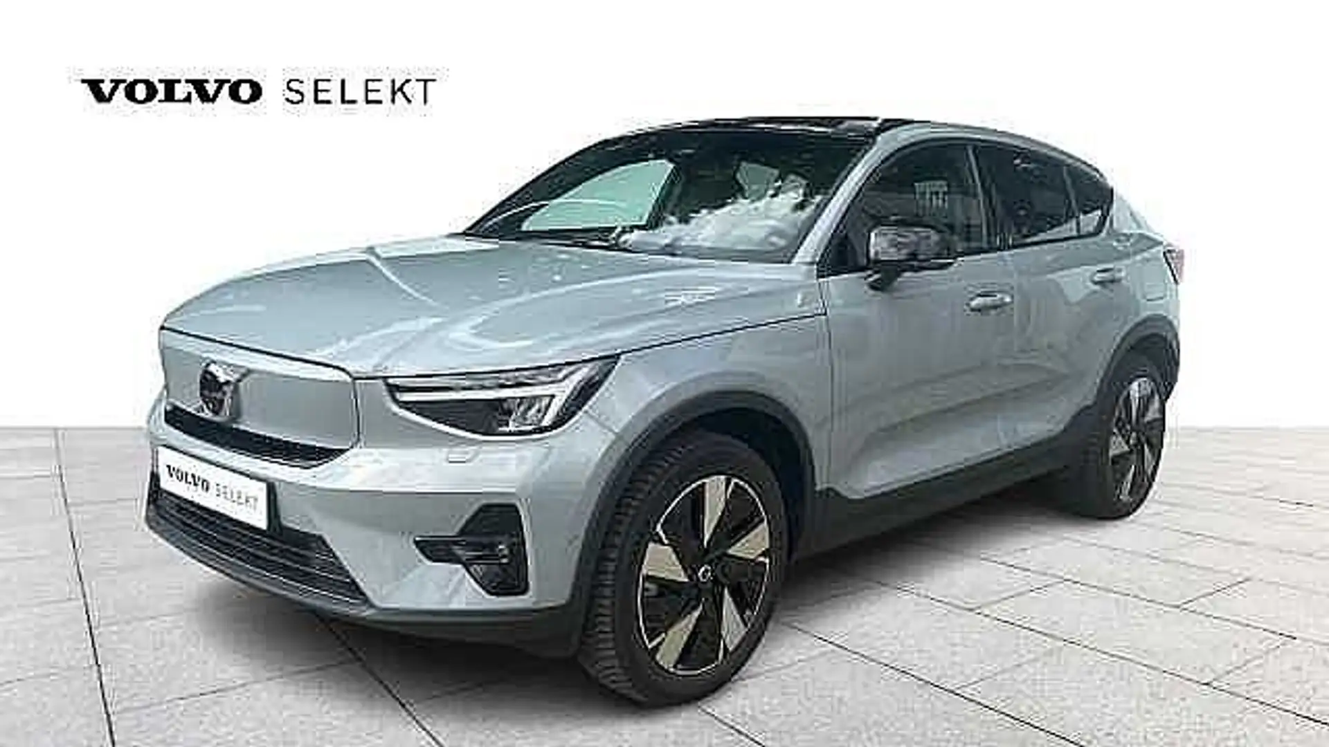 Volvo C40 Recharge Ultimate, Single Motor Extended Range Grijs - 1