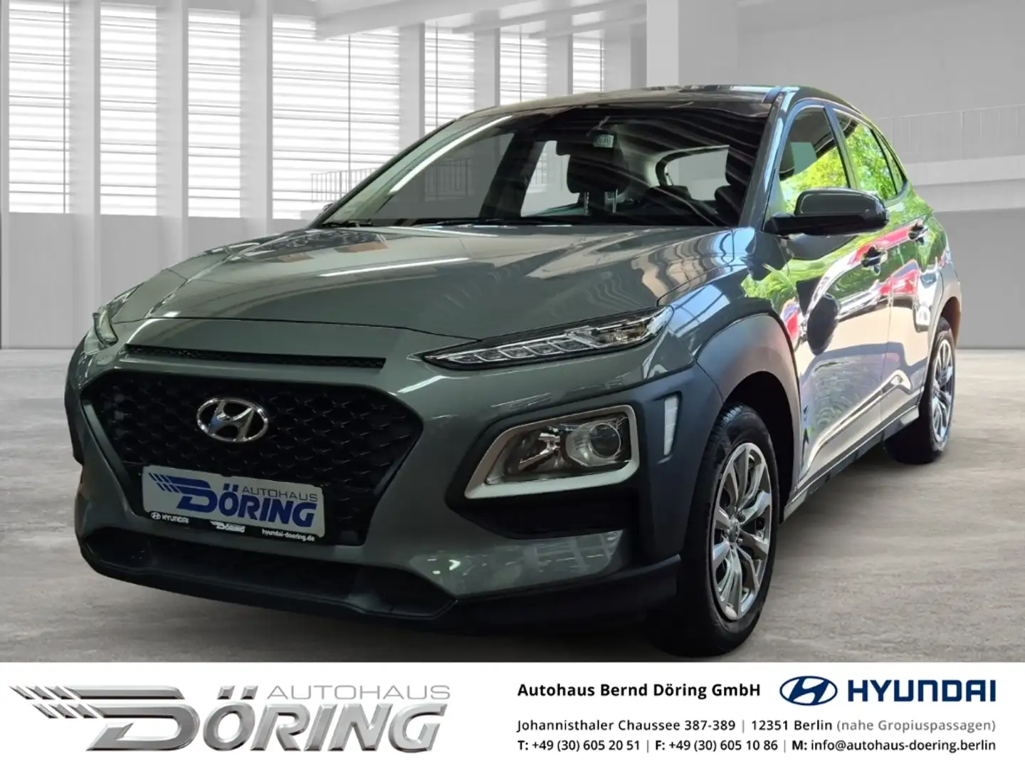 Hyundai KONA 1.0 Turbo PURE Klima Schaltwagen Šedá - 1