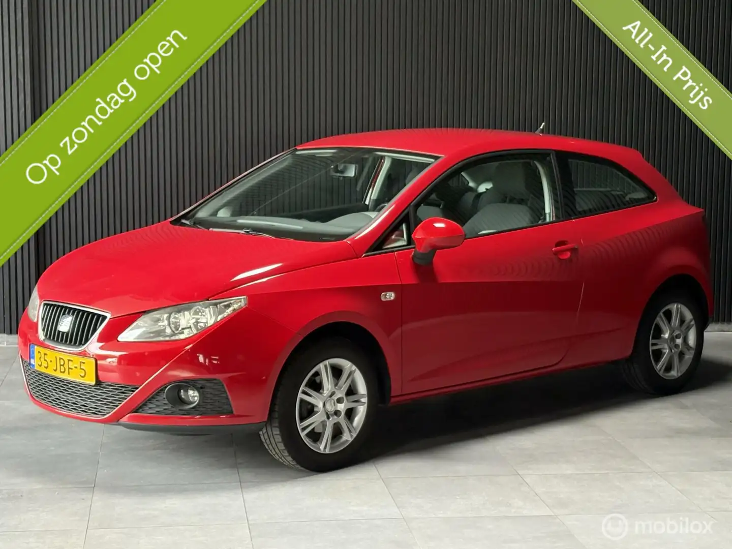 SEAT Ibiza SC 1.2 Reference|AIRCO|CRUISE|APK| Rosso - 1