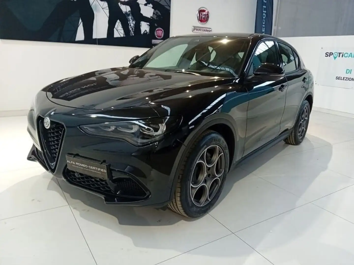Alfa Romeo Stelvio 2.2 210cv AT8 Q4 Sprint-KM0- Nero - 1