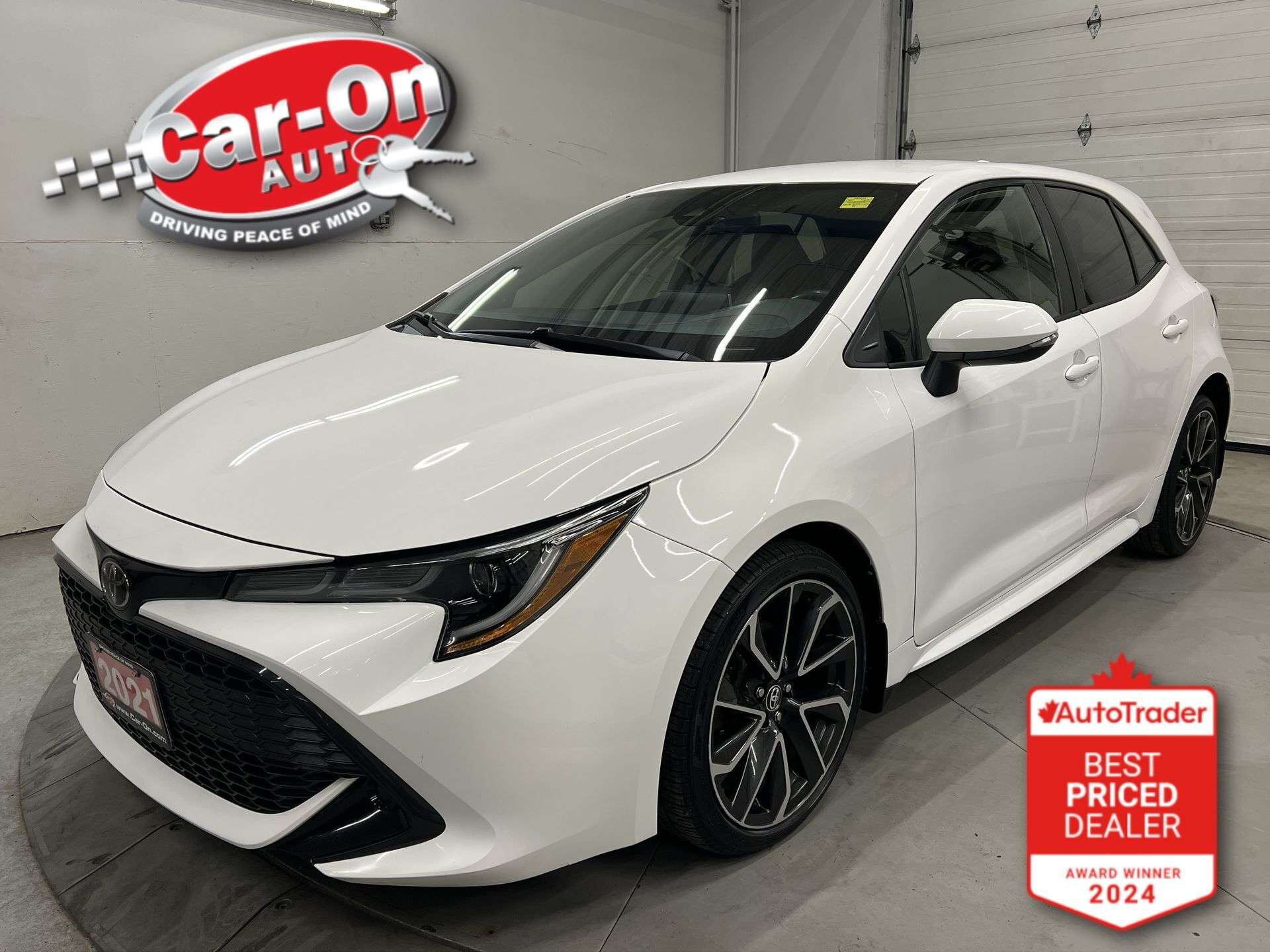 White 2021 Toyota Corolla Hatchback Hatchback  Automatic