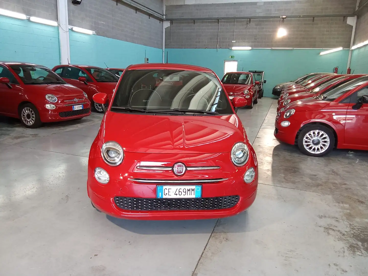 Fiat 500 500 1.0 hybrid Lounge 70cv Rosso - 1