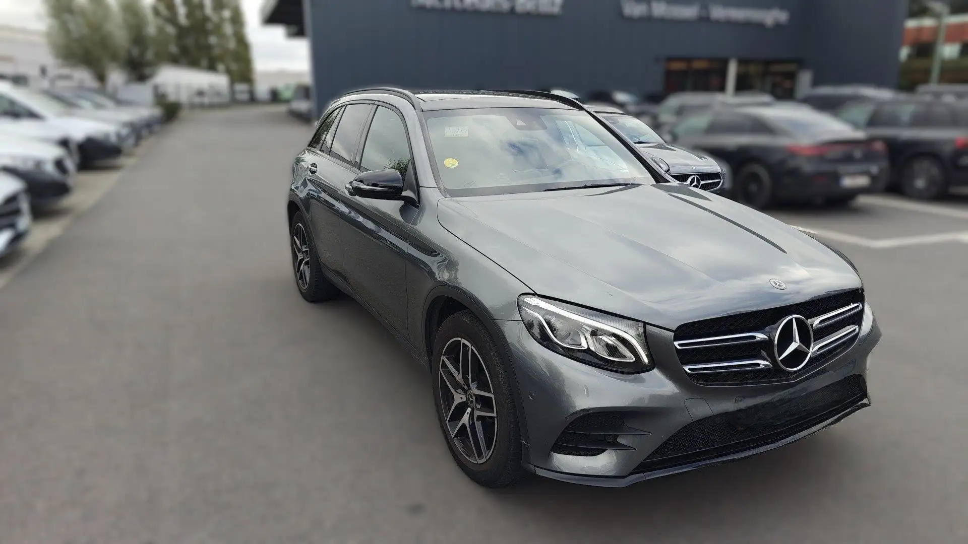 Mercedes-Benz GLC 220 220D - 4MATIC AMG LINE+NIGHTPAKKET+COMND ONLINE Gris - 2