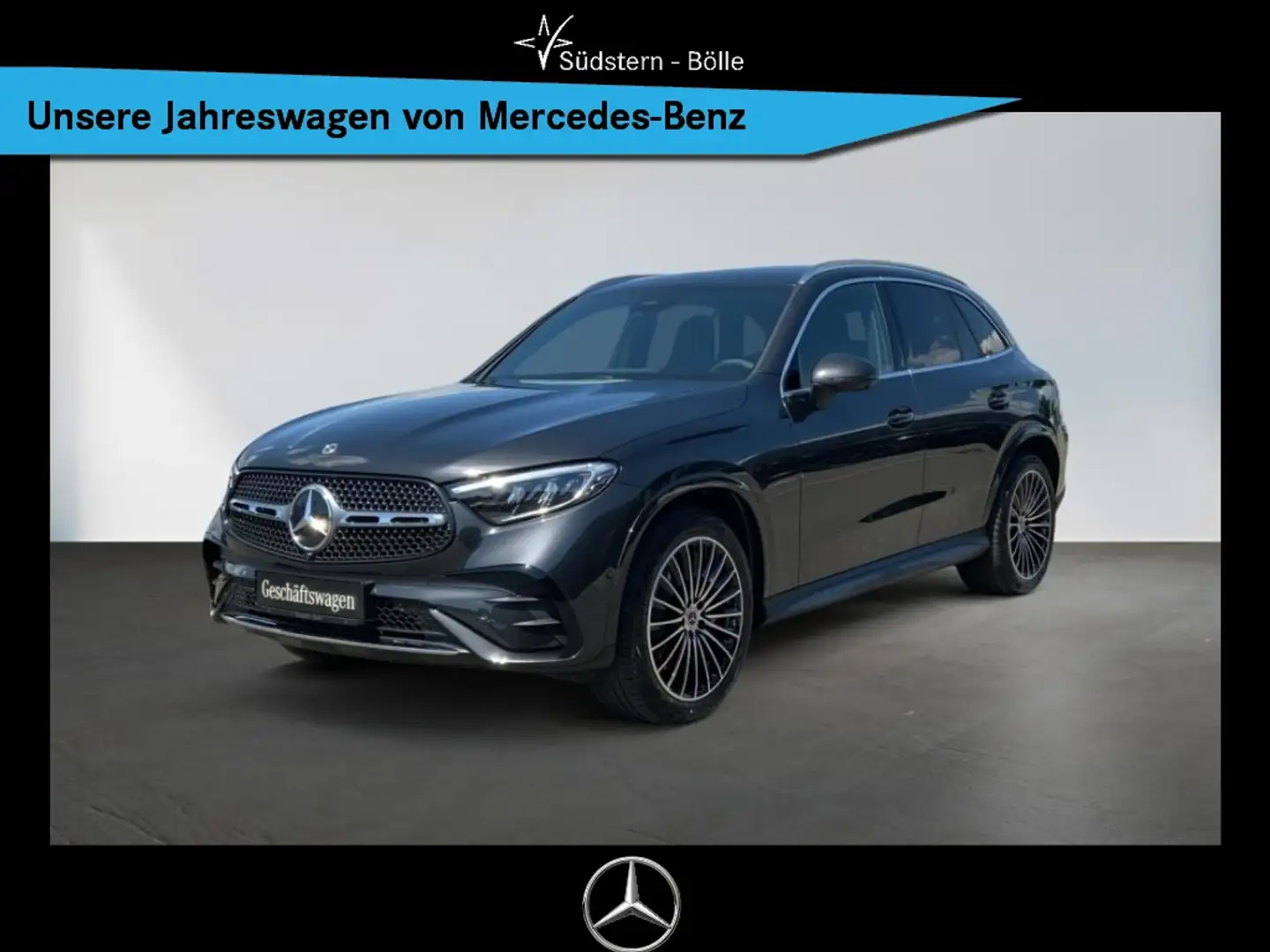 Mercedes-Benz GLC 200 d 4M +AMG+SHZ+MEMORY+NAVI+AMBIENTE+AHK Gris - 1