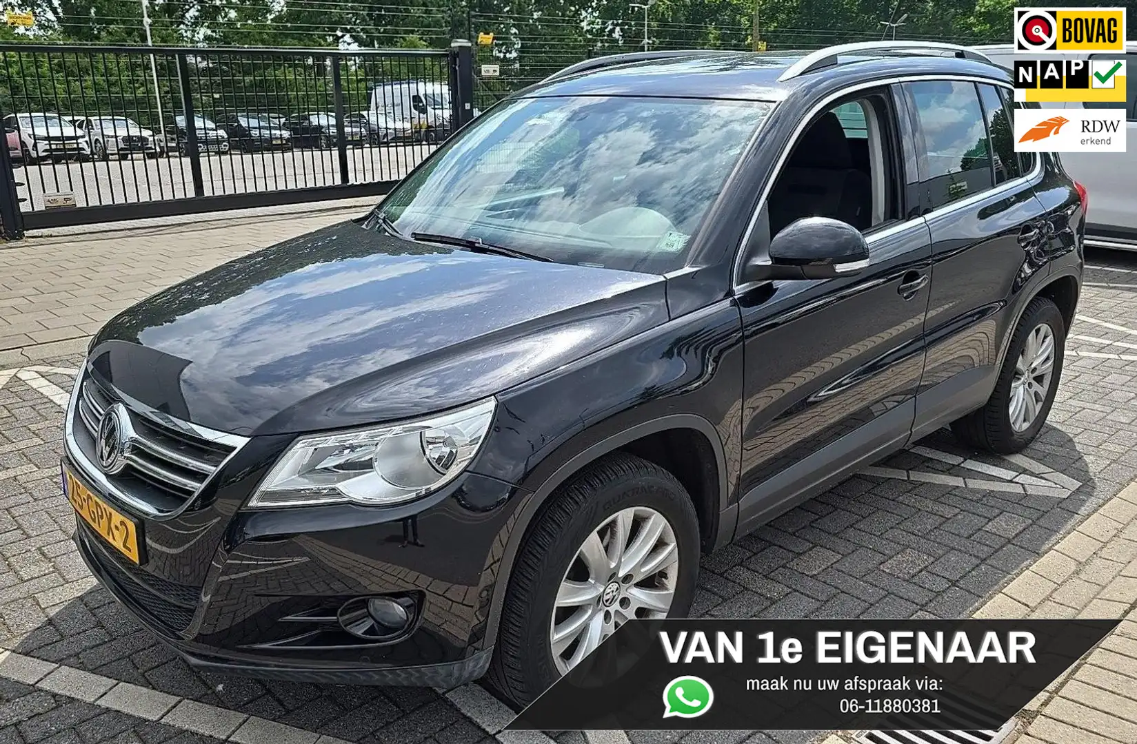 Volkswagen Tiguan 1.4 TSI Sport&Style 4Motion 1e EIGENAAR Noir - 1