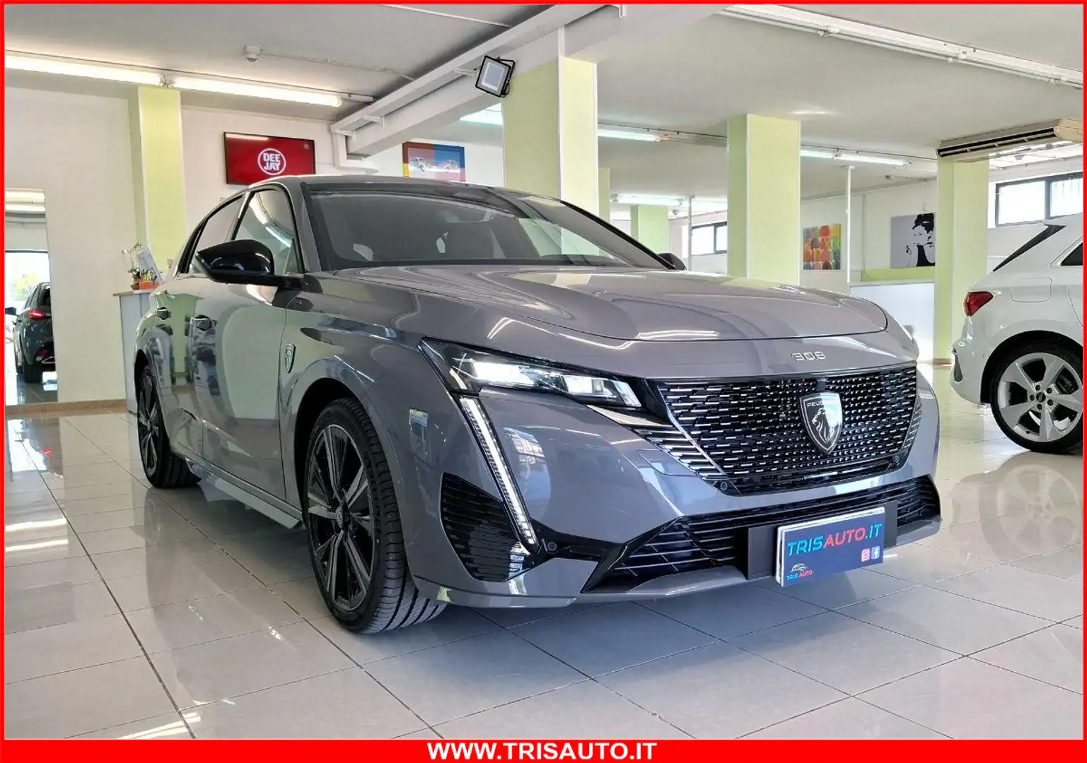 Peugeot 308 1.5 Bluehdi Eat8 GT NEOPATENTATI (MATRIX+PELLE) Gris - 1