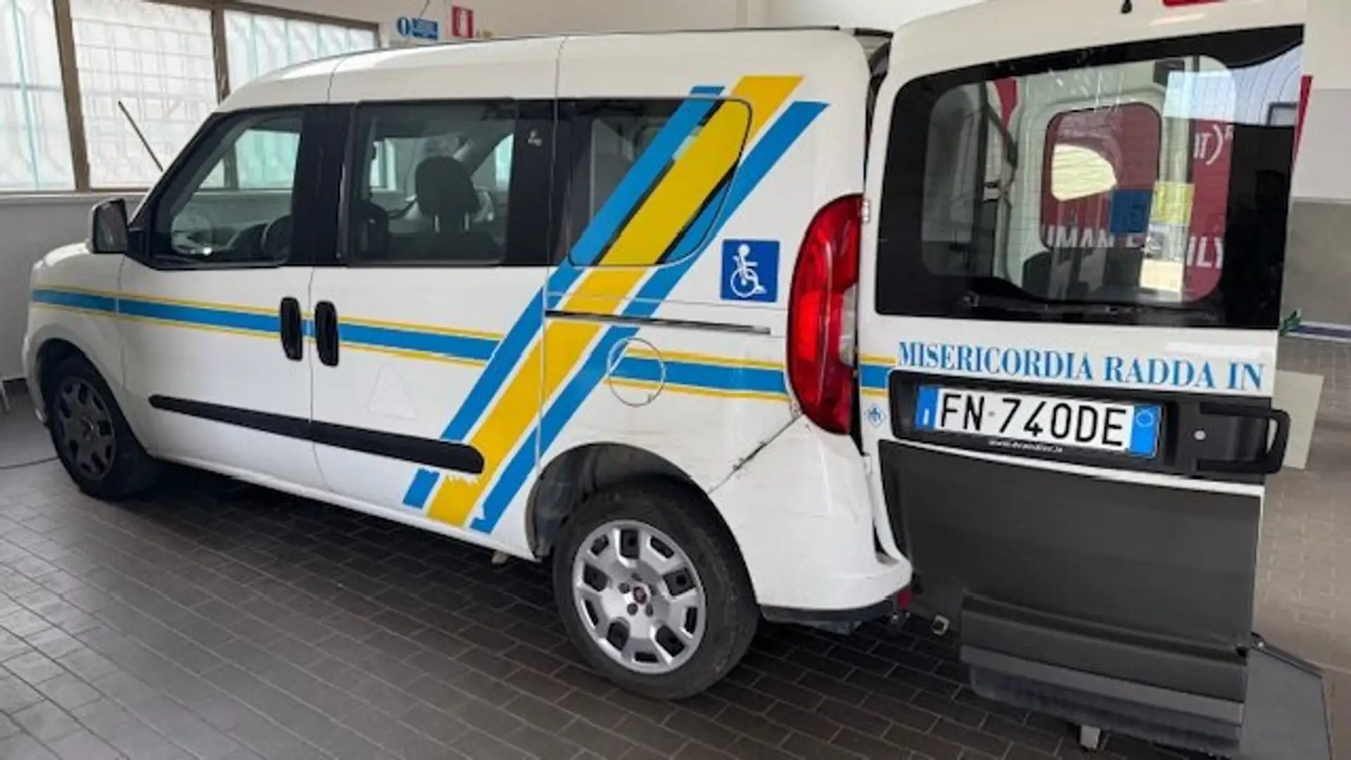 Fiat Doblo Doblo 1.6 mjt 16v Lounge 120cvTrasdis4p1posto carr Bianco - 2