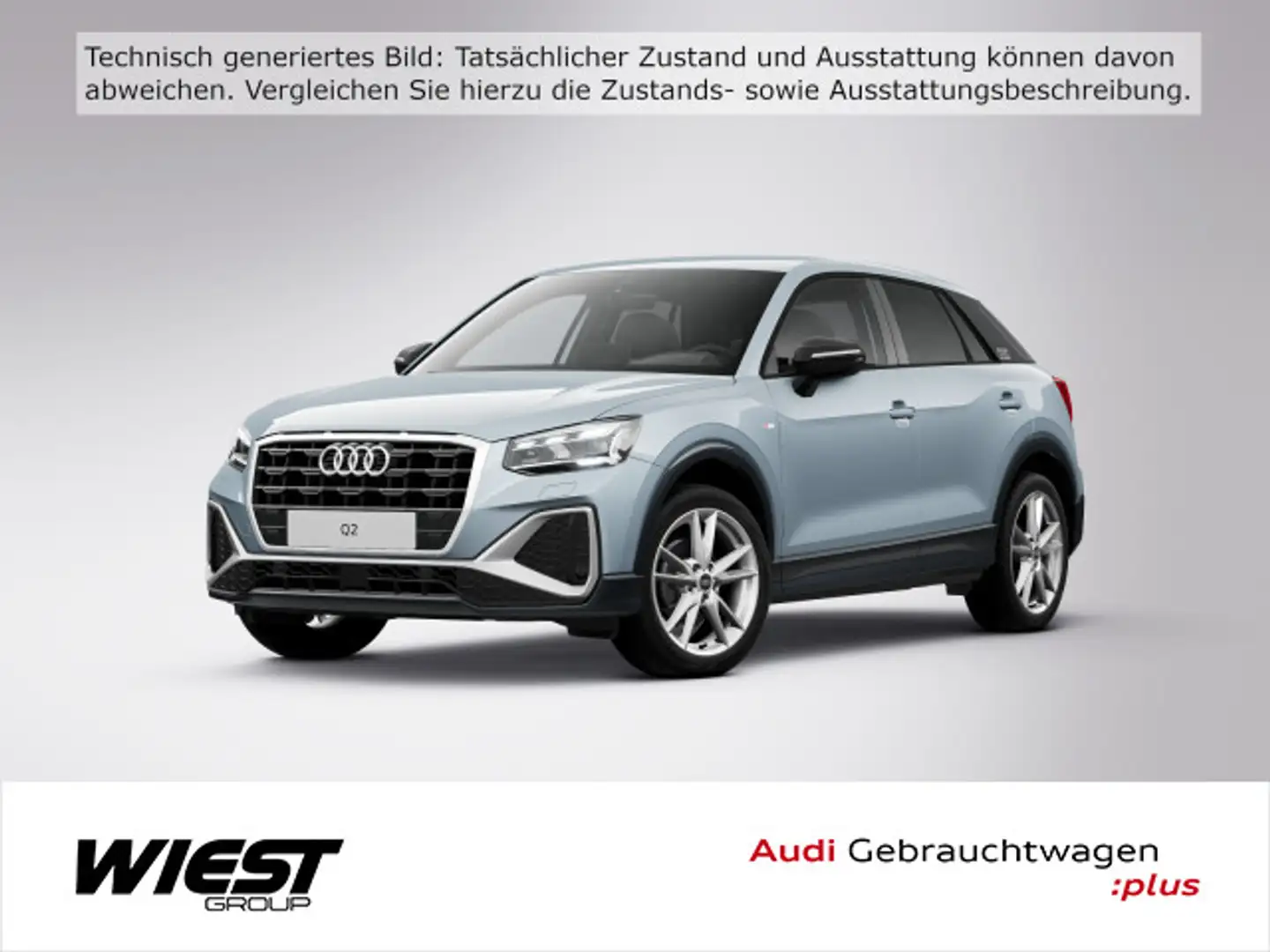 Audi Q2 35 TFSI S line S tronic Matrix-LED Tempomat P Grau - 1