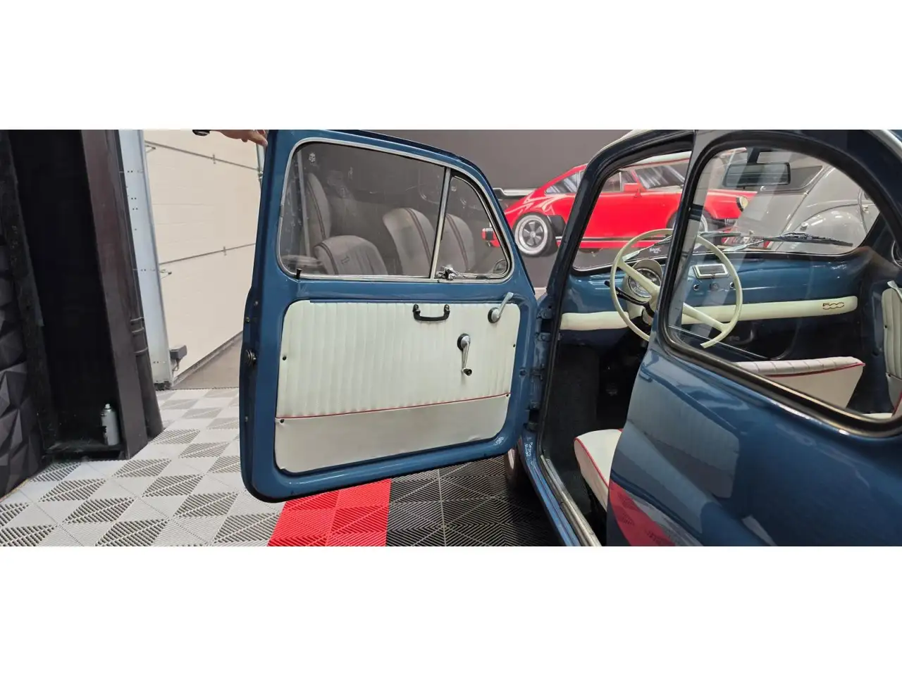 Fiat 500 Nuevo 1968 Toit ouvrant- Echappement Abarth - Restaurée - Gtie 12 Mois, foto 12