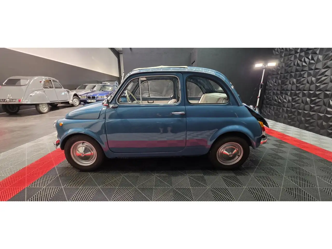 Fiat 500 Nuevo 1968 Toit ouvrant- Echappement Abarth - Restaurée - Gtie 12 Mois, foto 8