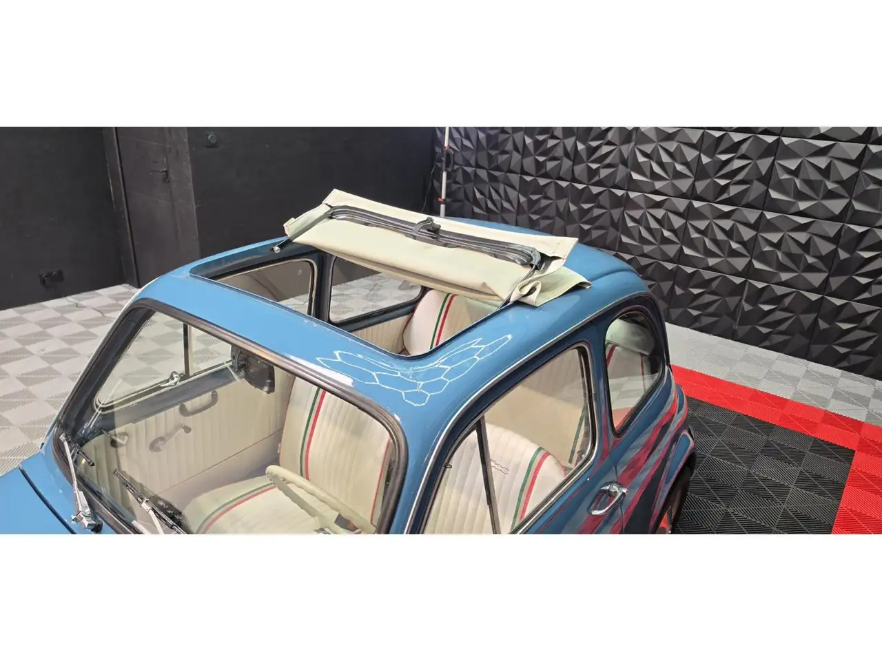 Fiat 500 Nuevo 1968 Toit ouvrant- Echappement Abarth - Restaurée - Gtie 12 Mois, foto 10