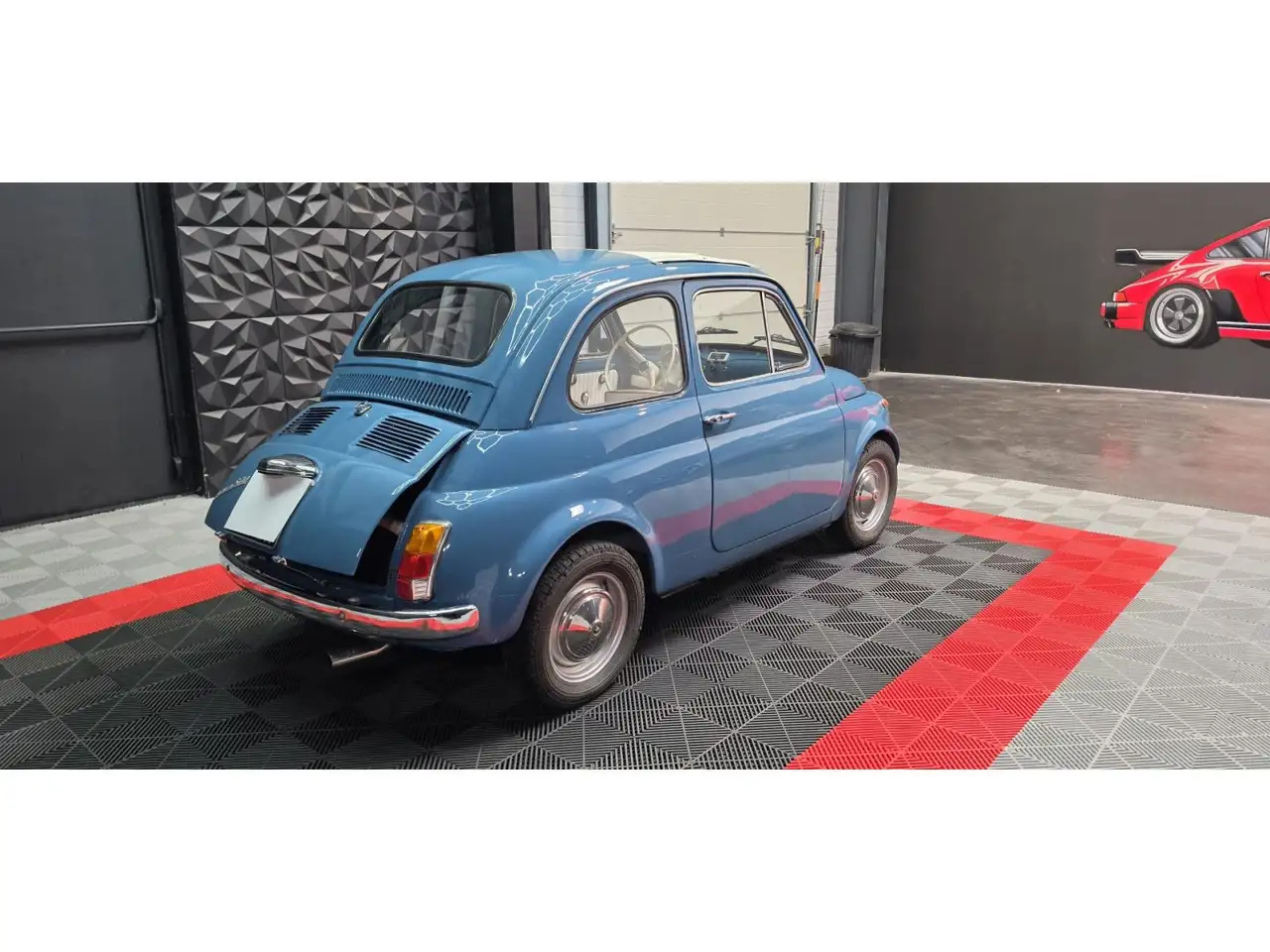 Fiat 500 Nuevo 1968 Toit ouvrant- Echappement Abarth - Restaurée - Gtie 12 Mois, foto 5