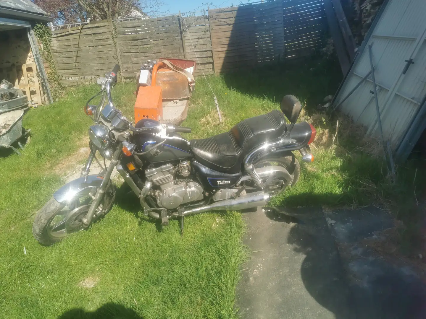 Kawasaki EN 500 Bleu - 1