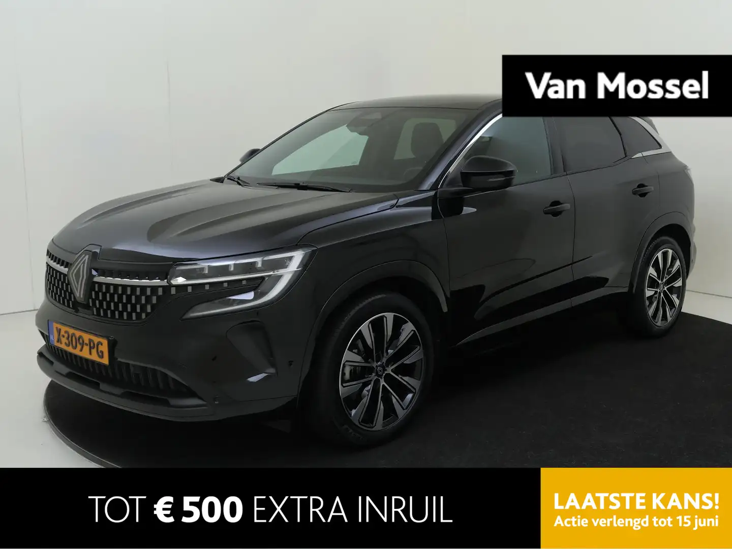 Renault Austral 1.2 E-Tech full hybrid 200 techno Zwart - 1