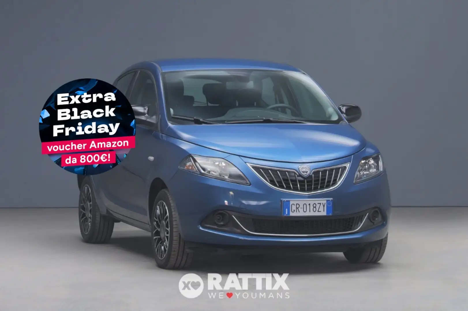 Lancia Ypsilon 1.0 Firefly Hybrid 70CV Platino Azul - 1