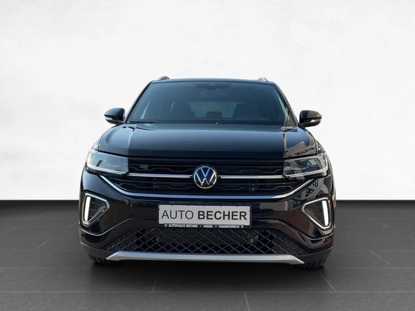 Volkswagen T-Cross 1.0 TSI DSG R-Line /AHK/Navi/Rückfahrk Schwarz - 2