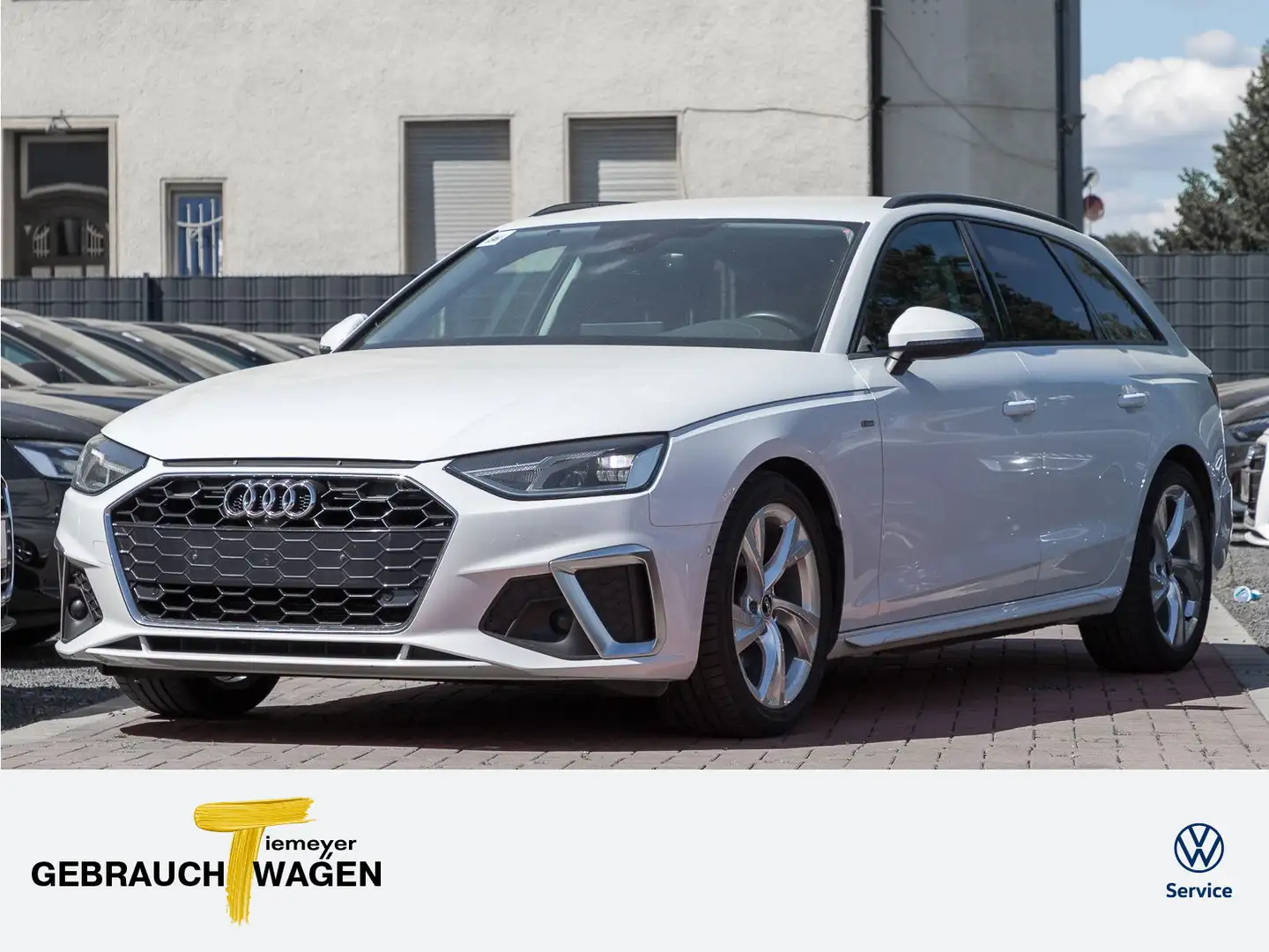 Audi A4 35 TDI S LINE AHK NAVI VIRTUAL Weiß - 1