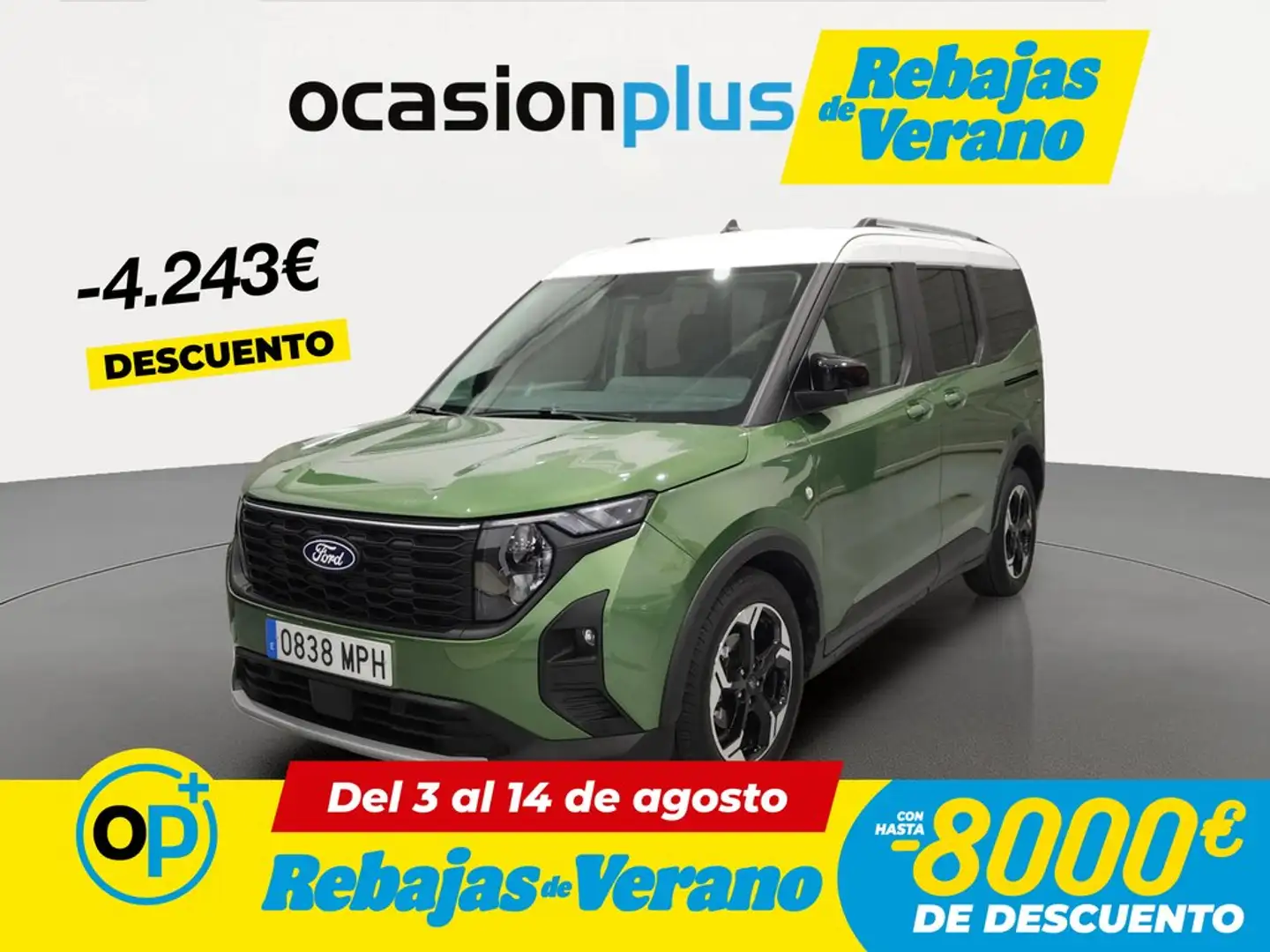 Ford Tourneo Courier 1.0 Ecoboost Active Aut. Verde - 1