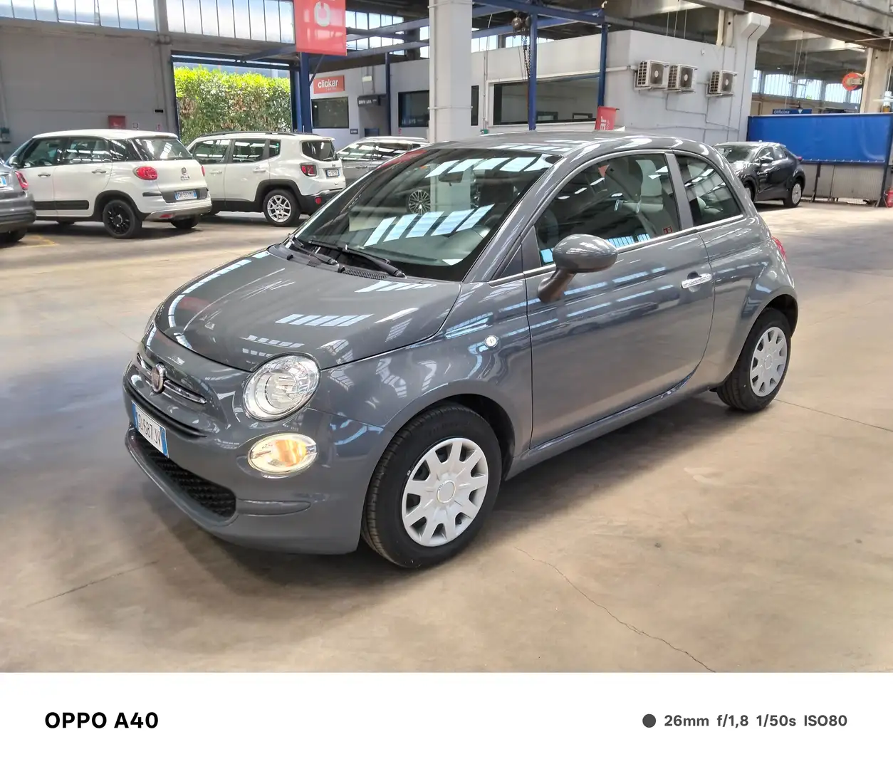 Fiat 500 500 III 2015 1.0 hybrid Pop 70cv Gris - 1