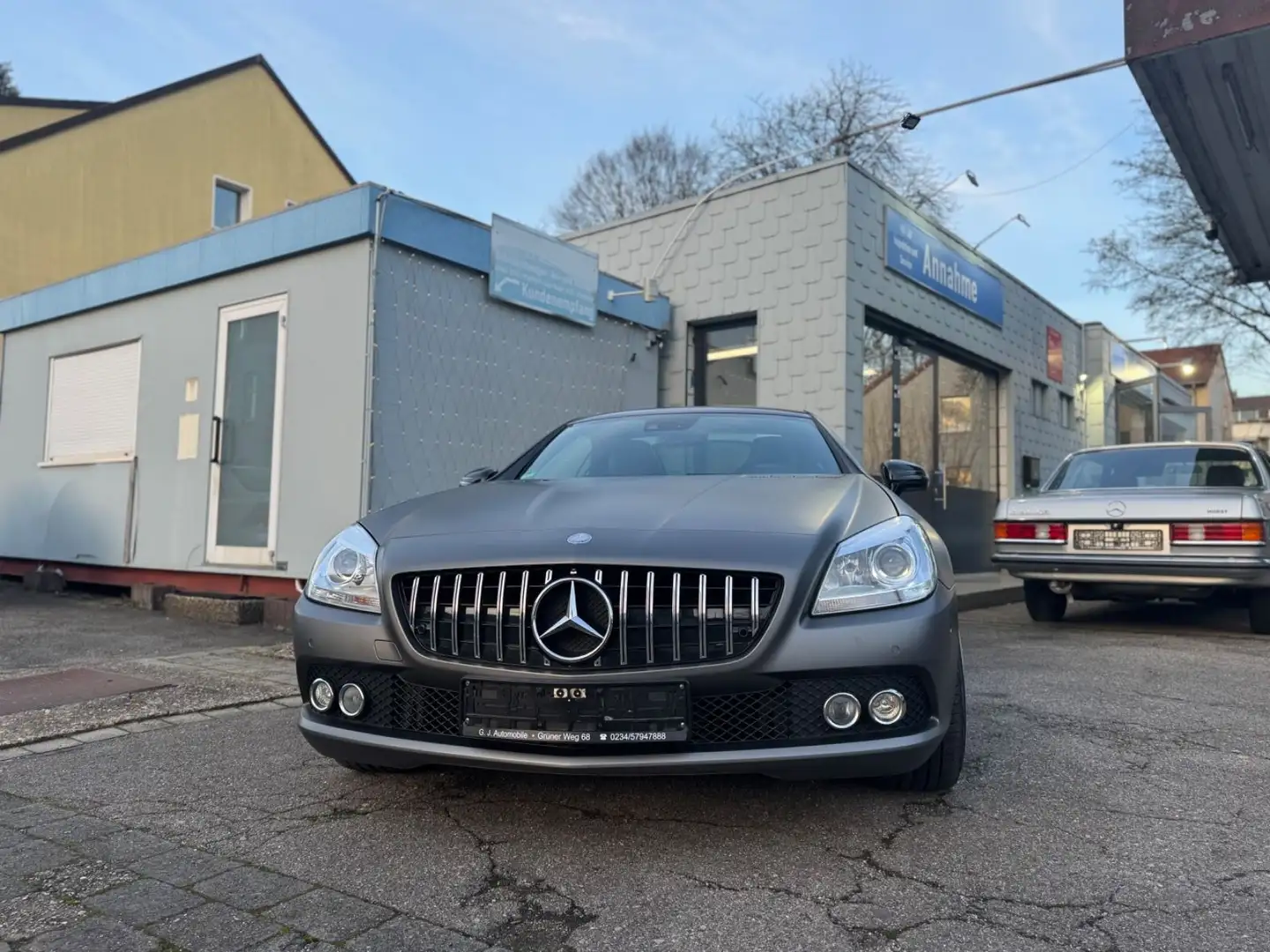 Mercedes-Benz SLK 200 Roadster Leder Automatik Facelift Grau - 2