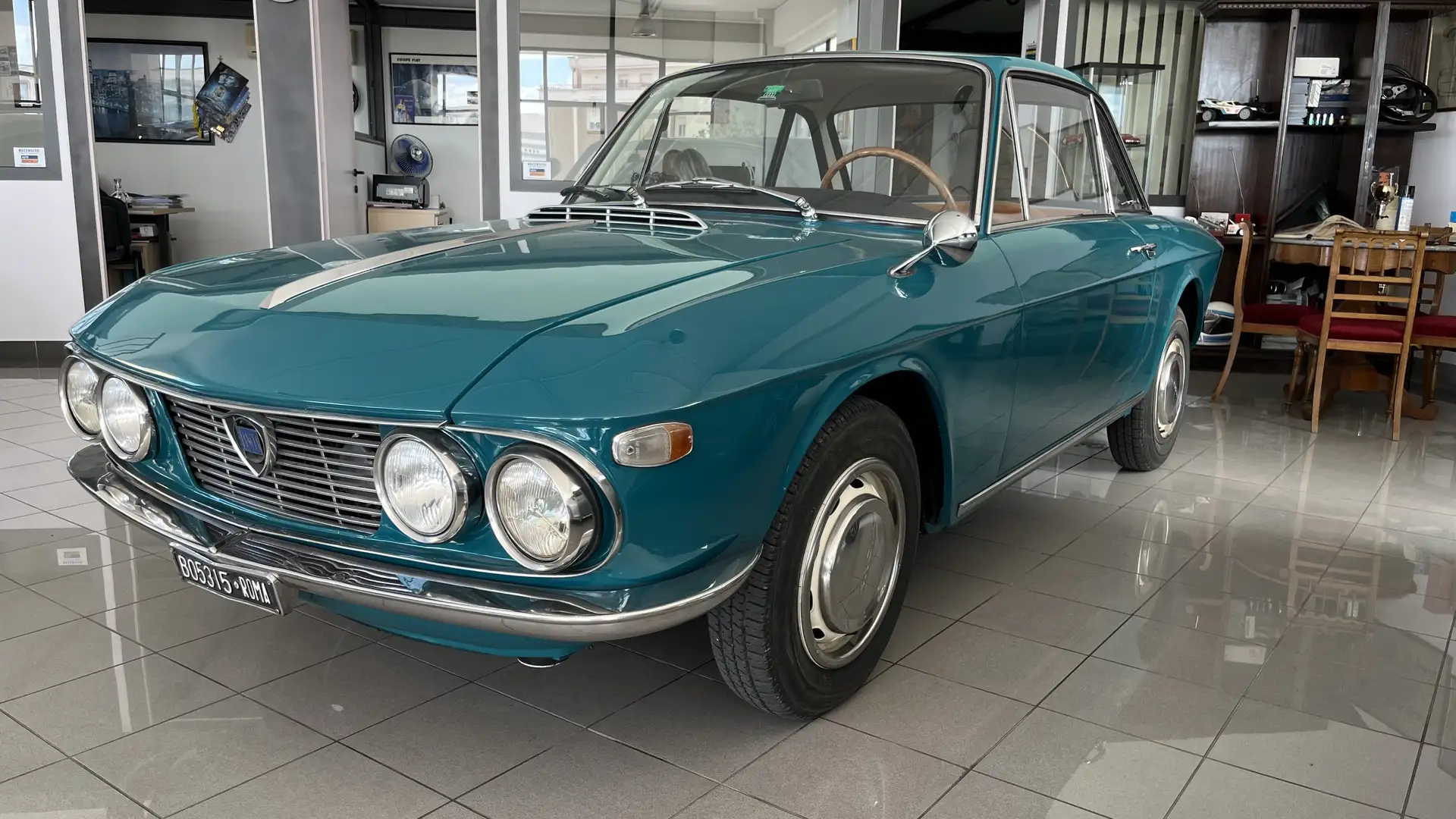 Lancia Fulvia 1.2 Coupè I serie Leva Lunga Verde - 2
