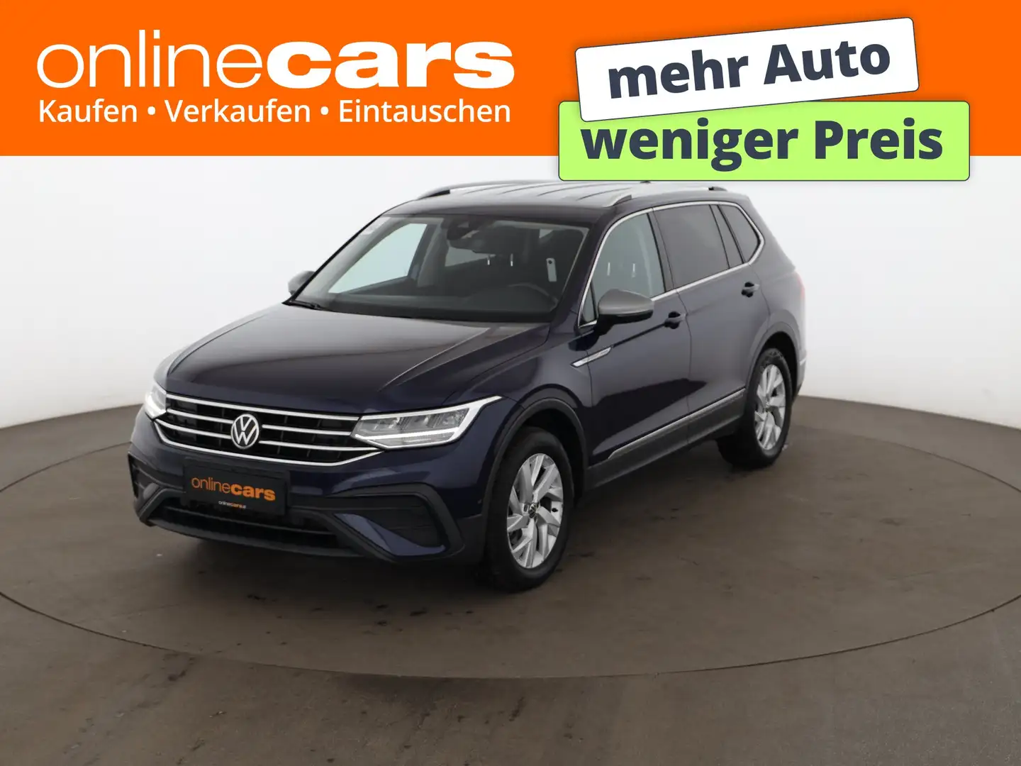 Volkswagen Tiguan Allspace 2.0 TDI Life Aut LED 360-CAM NAVI Blau - 1