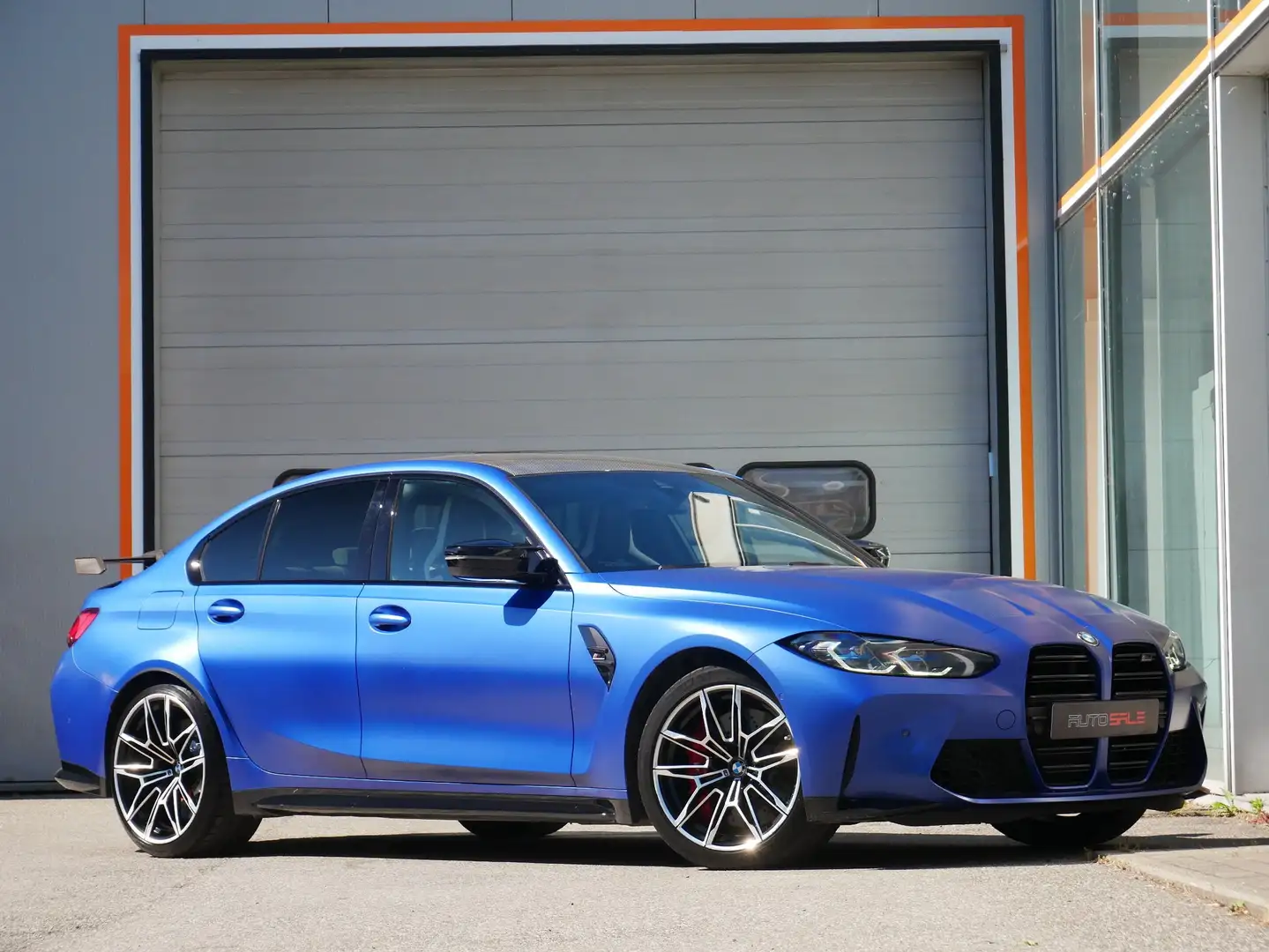 BMW M3 xDrive Competition Carbon seats Matt M spoiler Blauw - 2