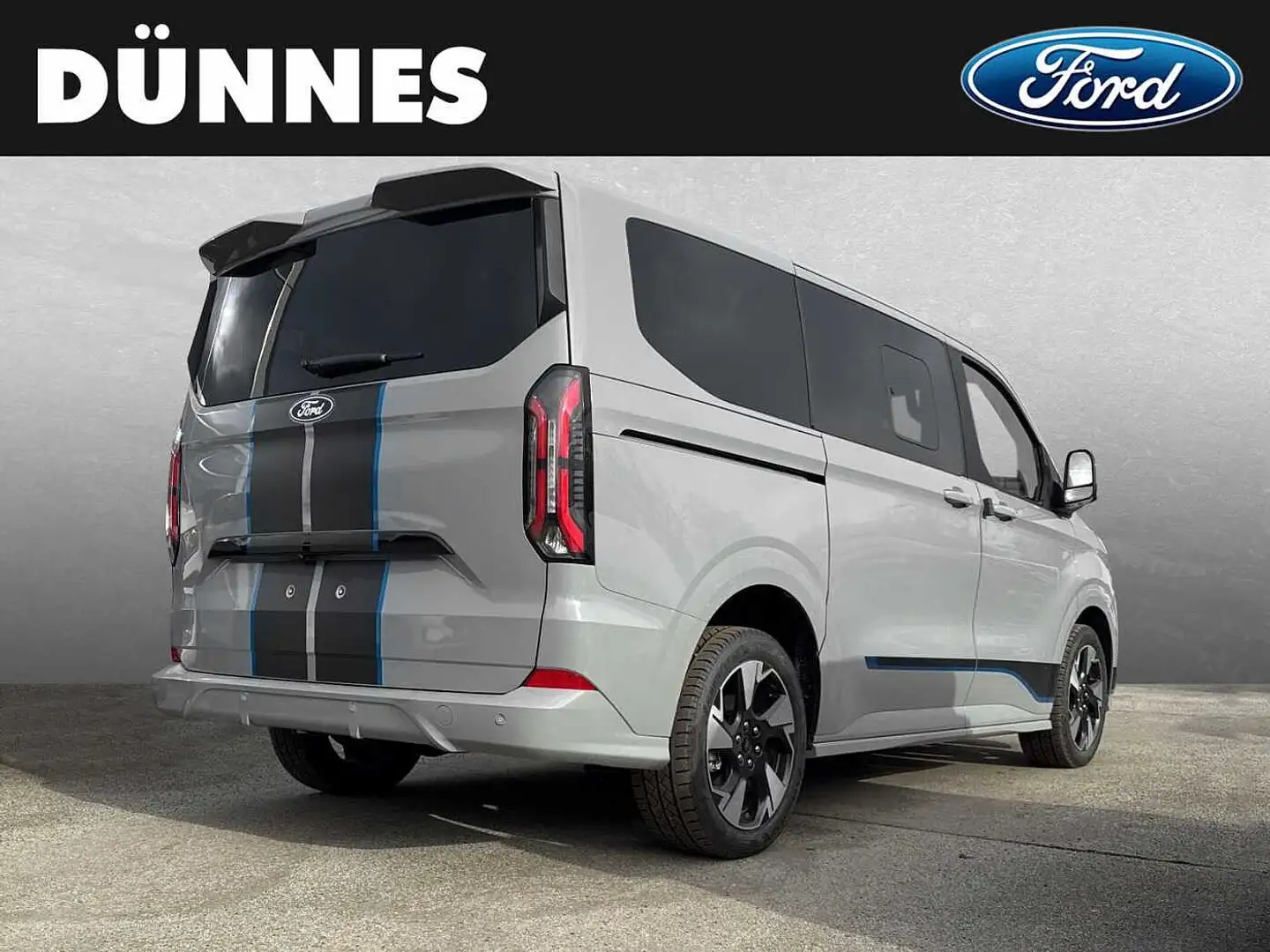Ford Tourneo Custom 320 EcoBlue L1H1 VA Autm. Sport Grau - 2