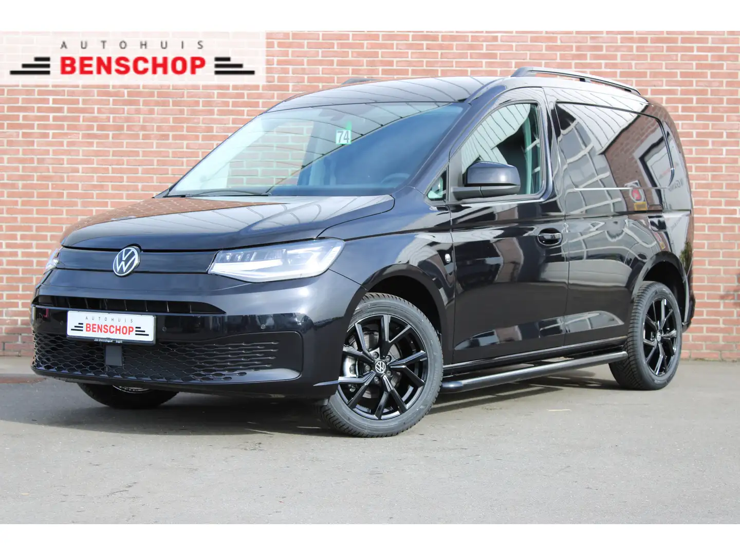 Volkswagen Caddy Cargo 2.0 TDI 102PK |SIDEBAR|LED|LEDEREN|CAMERA| Schwarz - 1