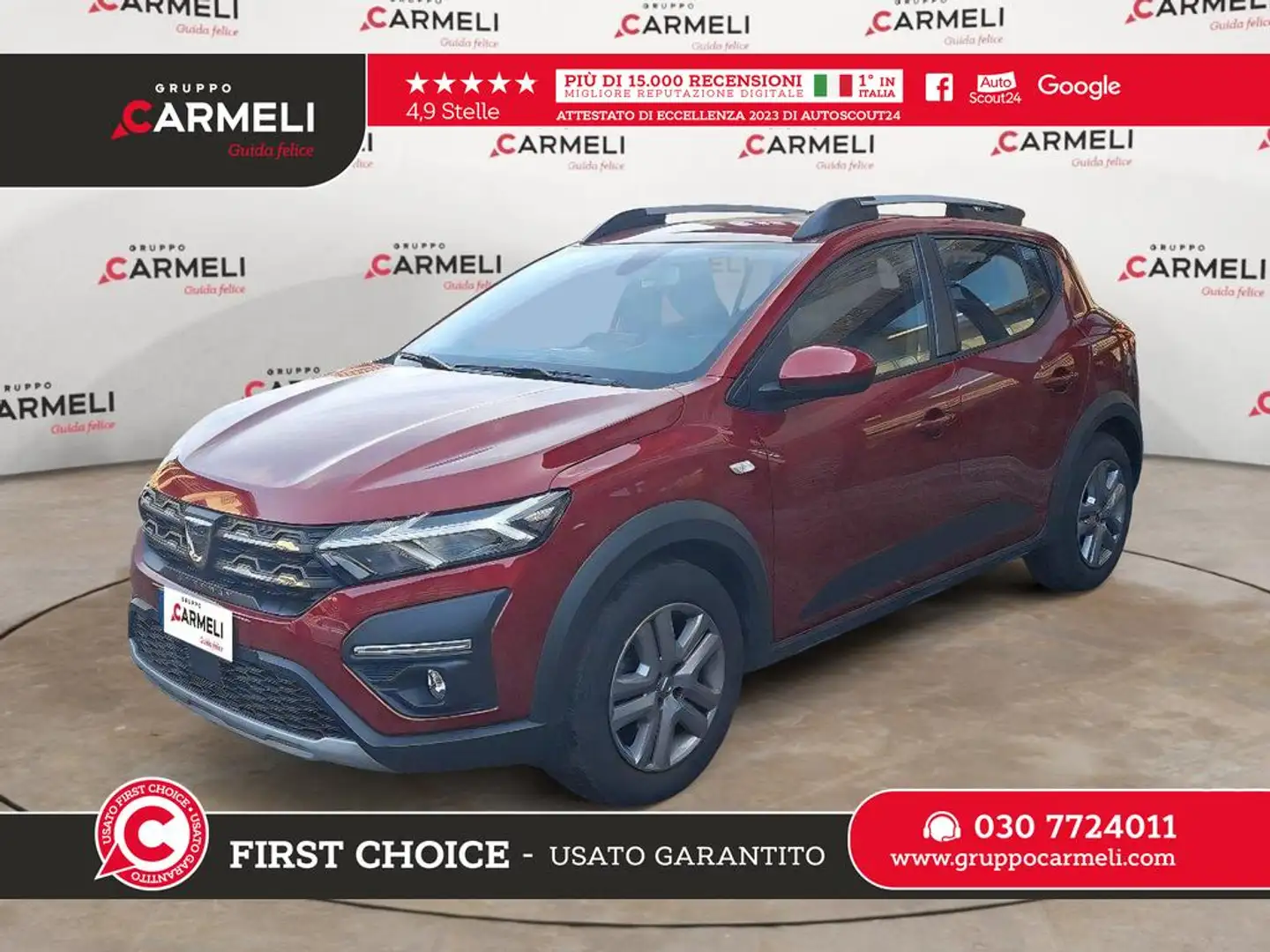 Dacia Sandero Stepway 1.0 tce Comfort Eco-g 100cv Rosso - 1