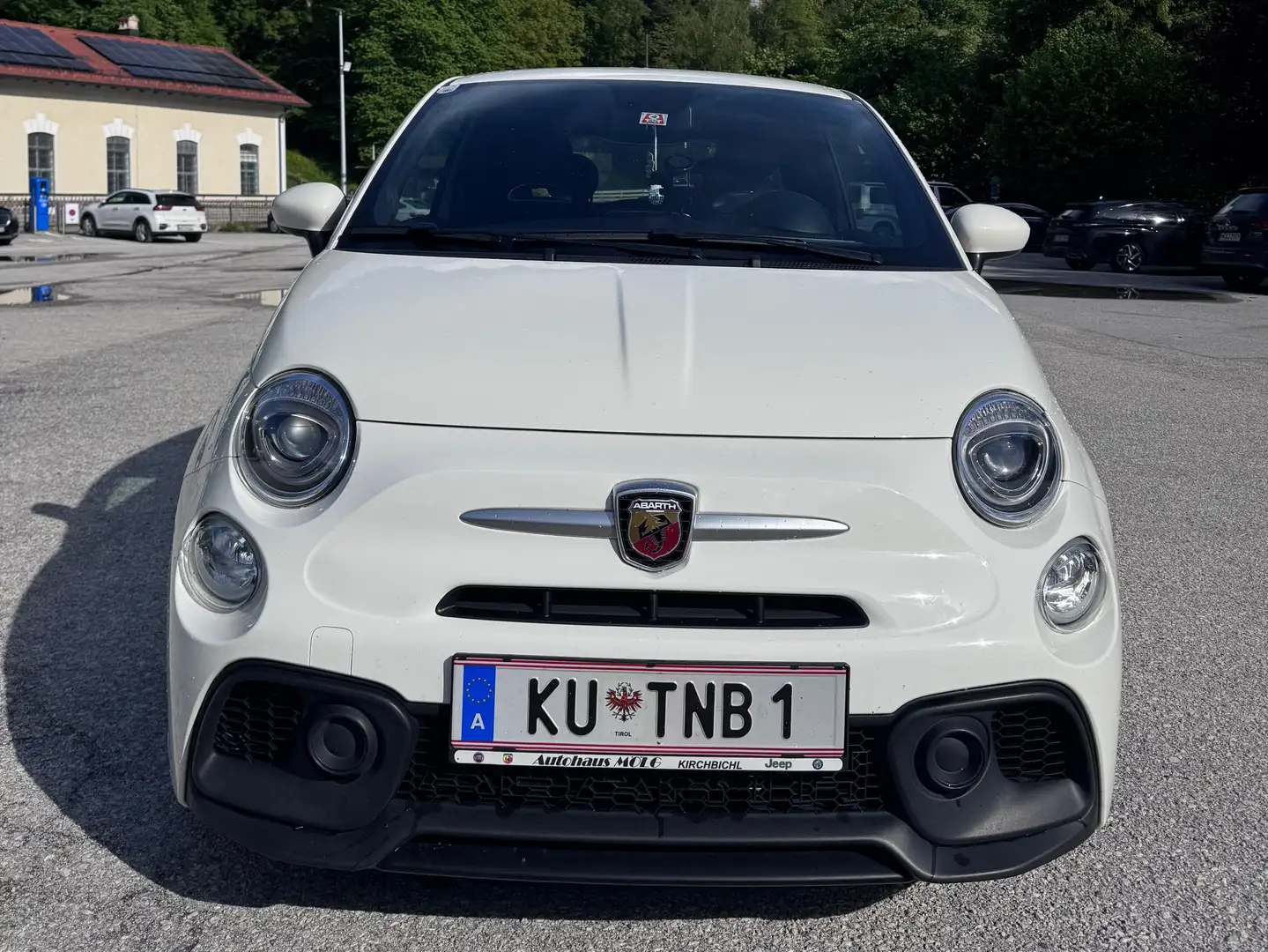 Fiat 595 Abarth Kleiner Flitzer Weiß - 1