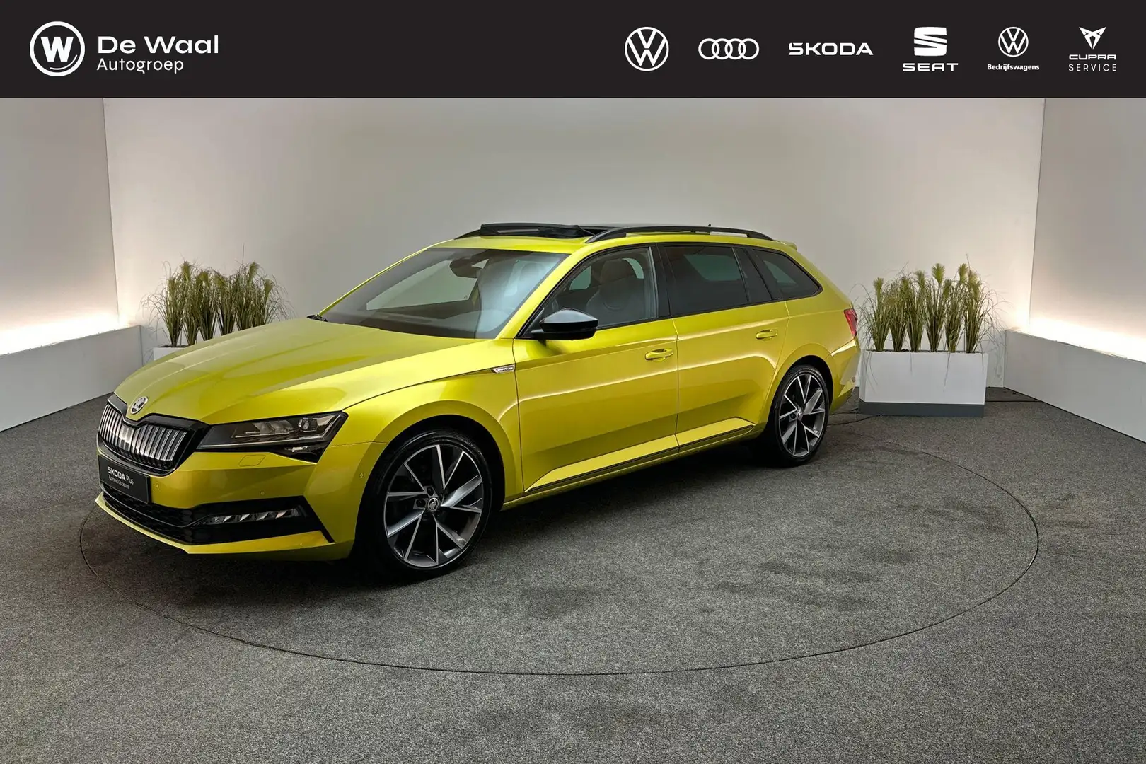 Skoda Superb Combi 1.4 TSI 218pk DSG iV Sportline Business | Pa Żółty - 1