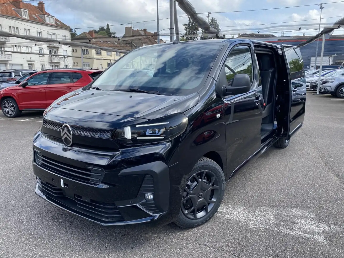 Citroen Jumpy III CABINE APPROFONDIE XL BLUEHDI 180 EAT8 pack co Noir - 1