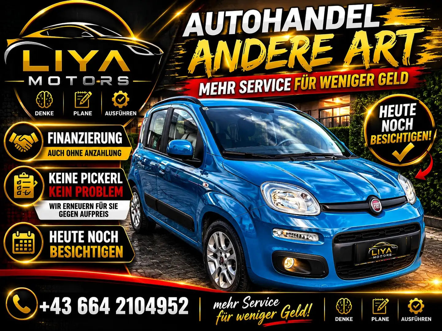 Fiat Panda Neue Pickerl / Android Radio - 1