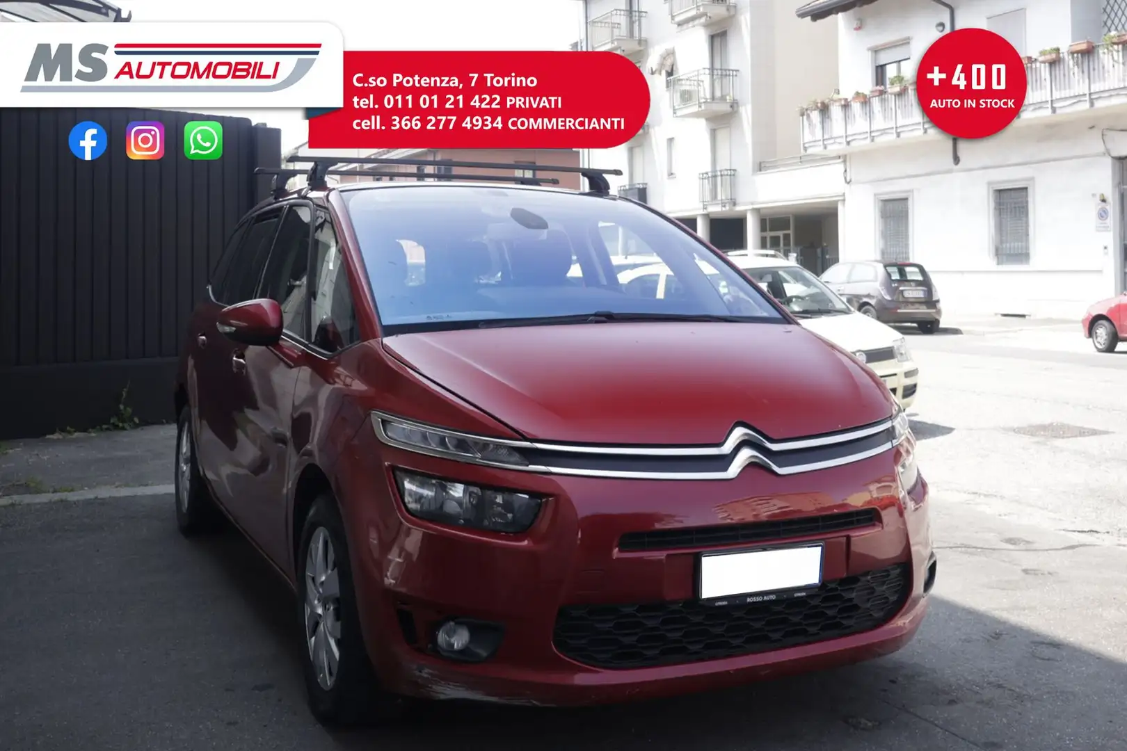 Citroen Grand C4 Picasso Citroën Grand C4 Picasso 1.6 e-HDi 115 Exclusive Rosso - 1