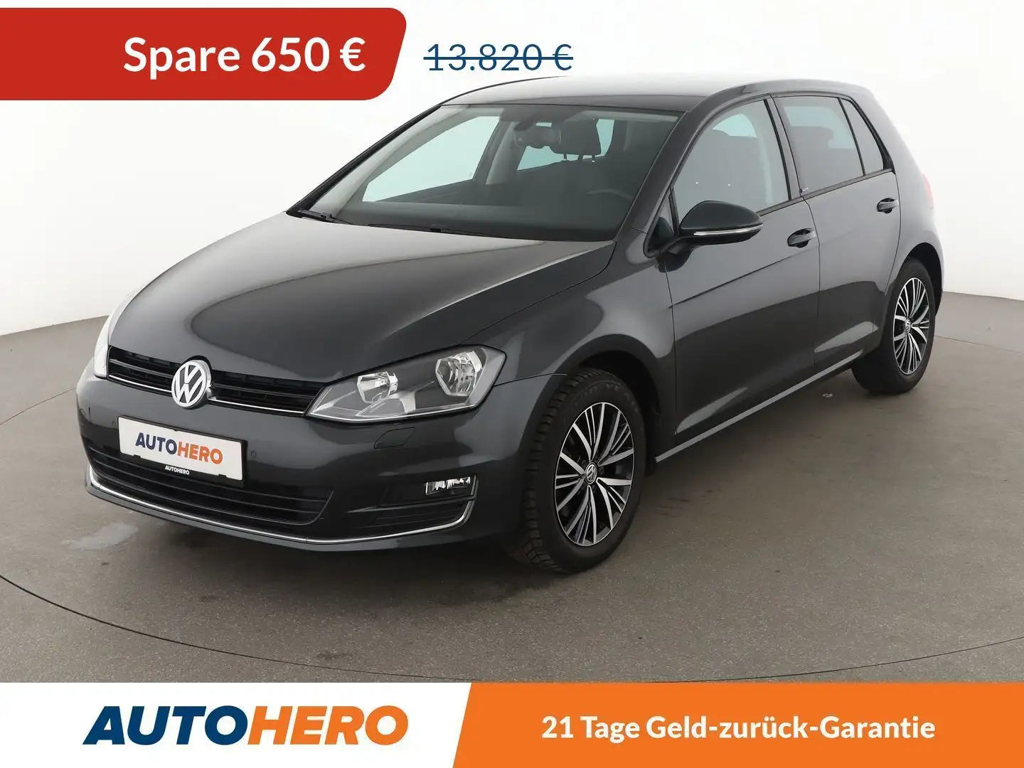 Volkswagen Golf 1.4 TSI Allstar BMT*SHZ*PDC*TEMPO*KLIMA* Negro - 1
