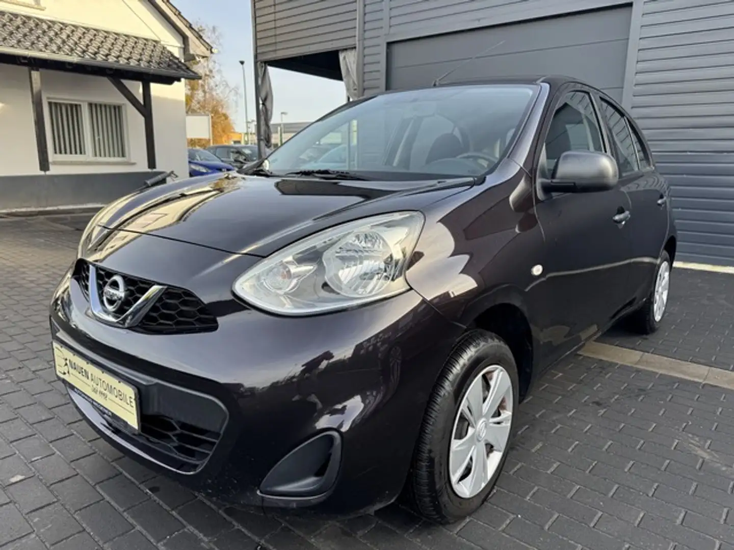 Nissan Micra Visia First +Klima+Allwetter+1.Hand+ Violett - 1