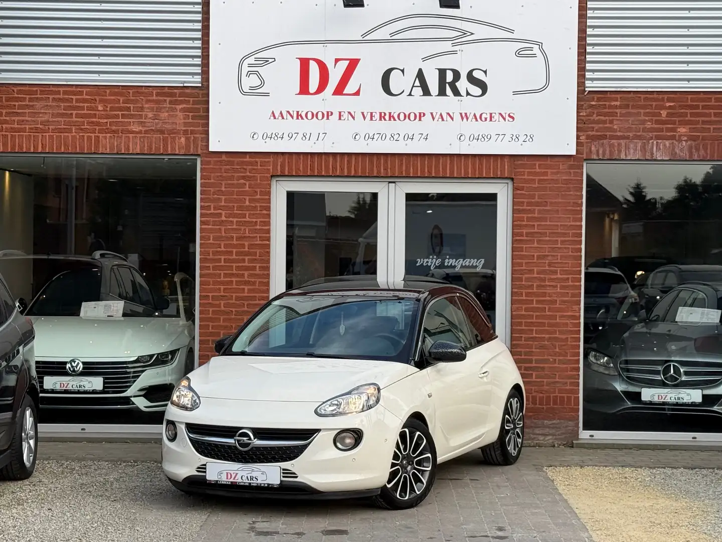 Opel Adam GLAM 1.0I 90PK |✅PANO DAK | LEDER | BLUETOOTH | Wit - 1