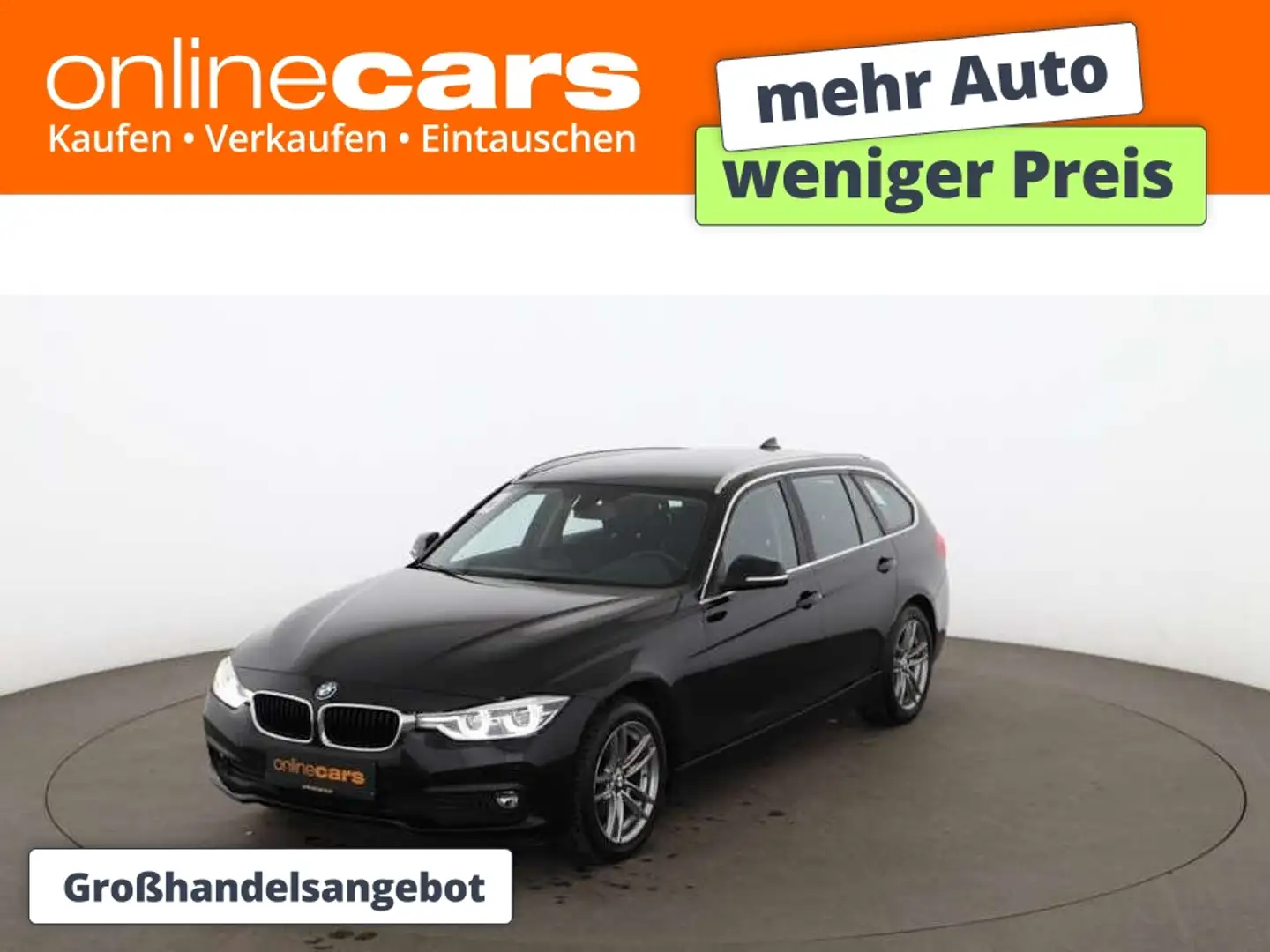 BMW 318 d Touring Advantage LED NAVI TEMPOMAT PDC Schwarz - 1
