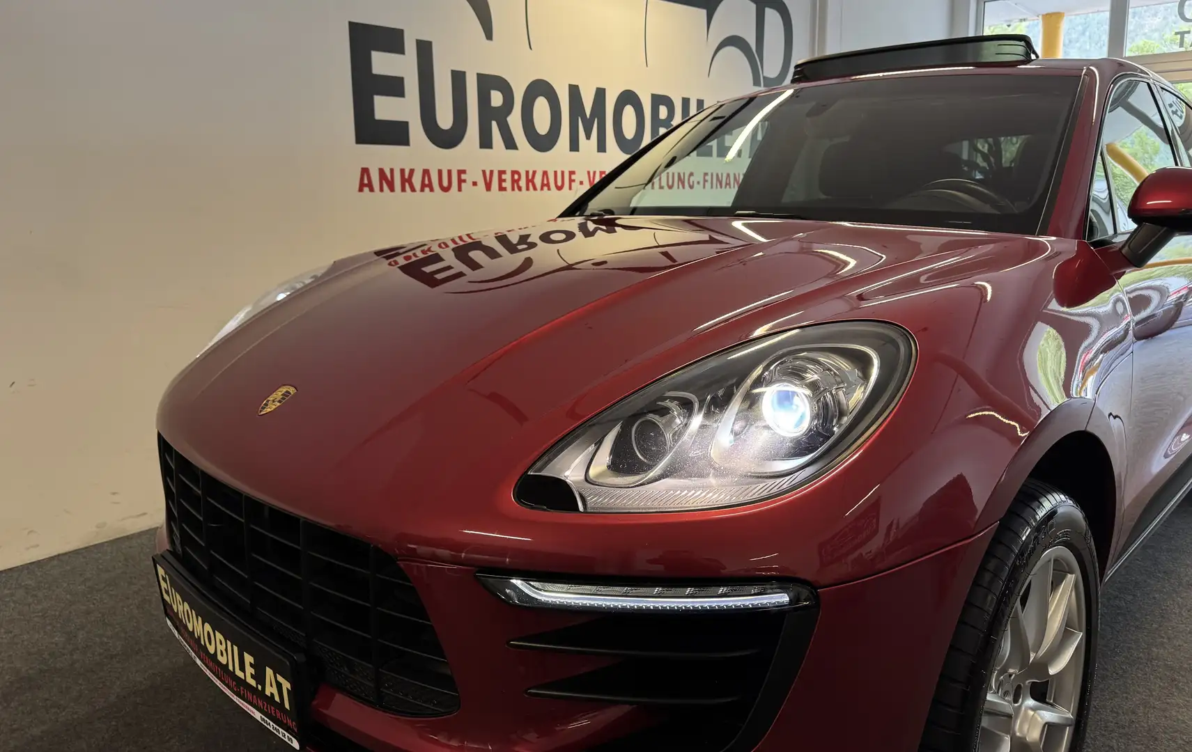 Porsche Macan 3.0 S Diesel *PANO*VOLL-LEDER*RFK*BI-XENON*20ZOLL* Rouge - 2