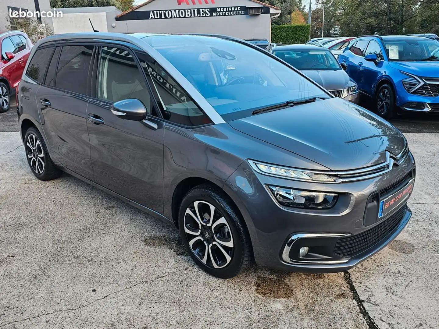 Citroen Grand C4 Picasso SpaceTourer Superbe hdi 130 eat8 7places 1°main 43470kms Gris - 2