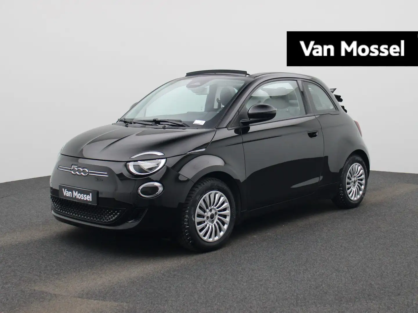 Fiat 500C 500e 42 kWh Icon | Navigatie | Cruise control | Zwart - 1