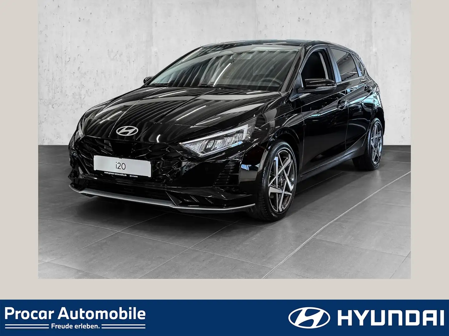 Hyundai i20 PRIME 1.0 T-GDI (100 PS) 7-DCT Schwarz - 1