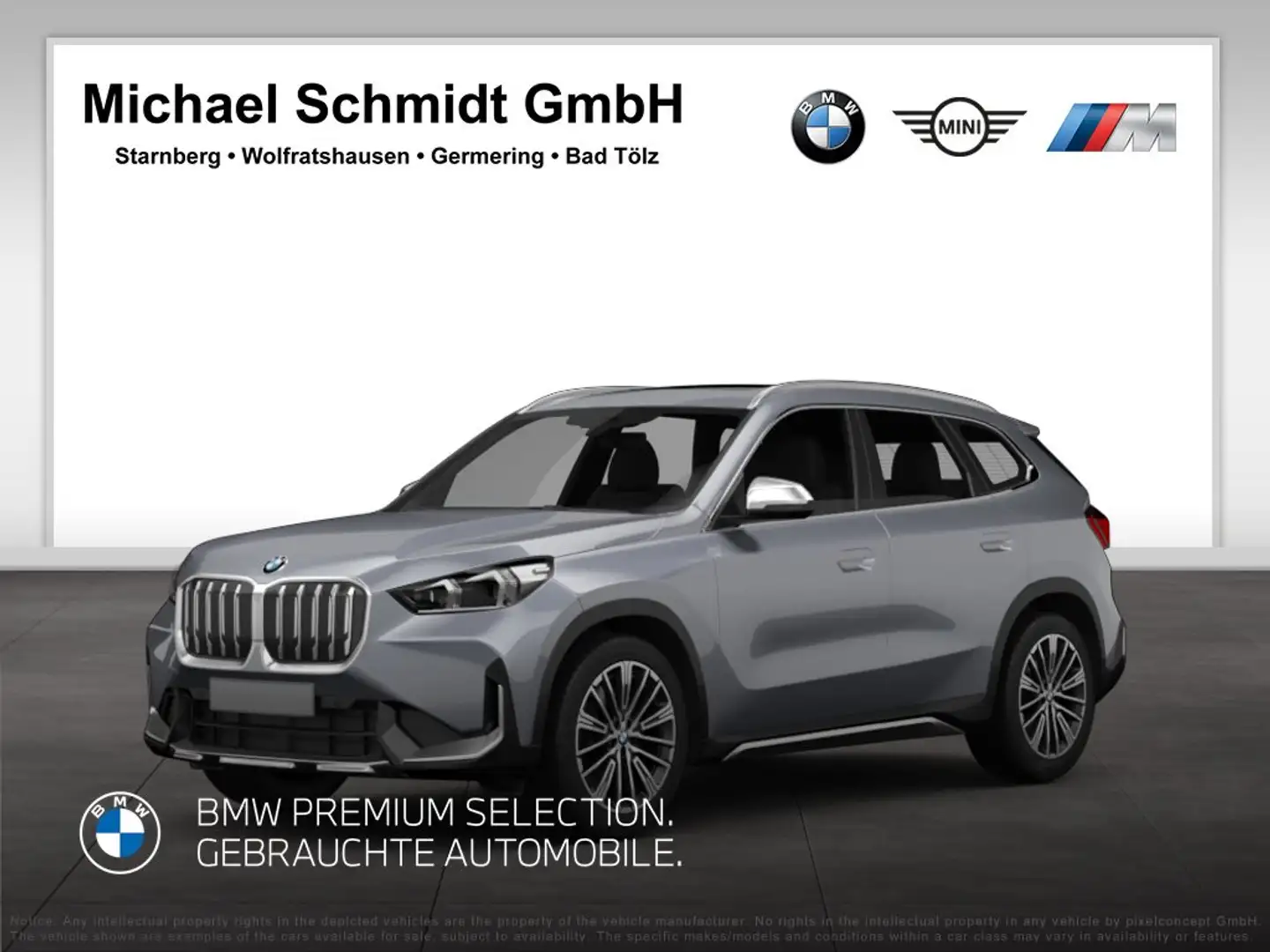 BMW X1 sDrive20i *M Sportpaket Pro*19"*Navi*AHK*Pano*DAB* Silber - 1